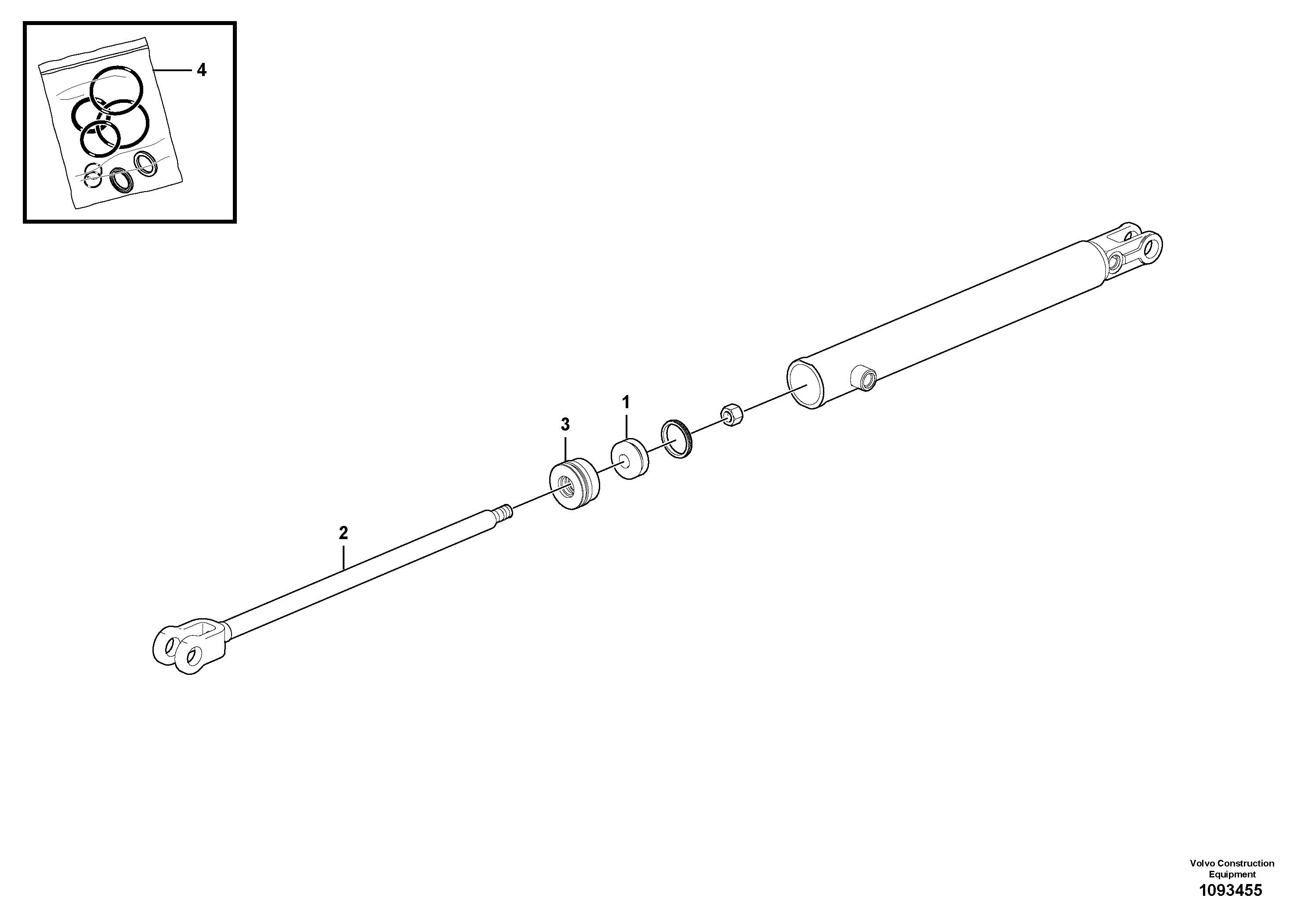 Rubber Clamp VOE16064792 VOLVO