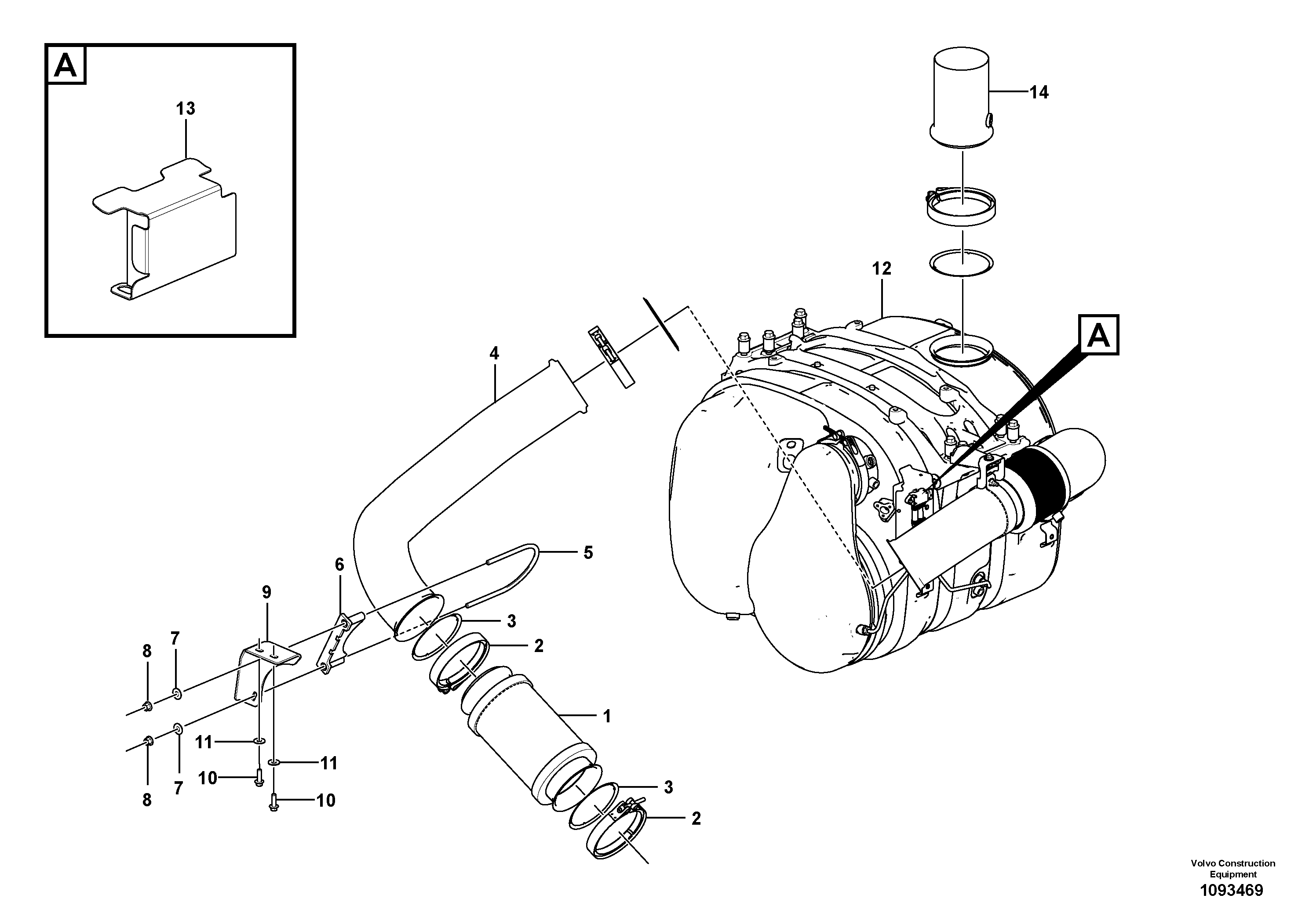 Axle Casing VOE16907418 VOLVO