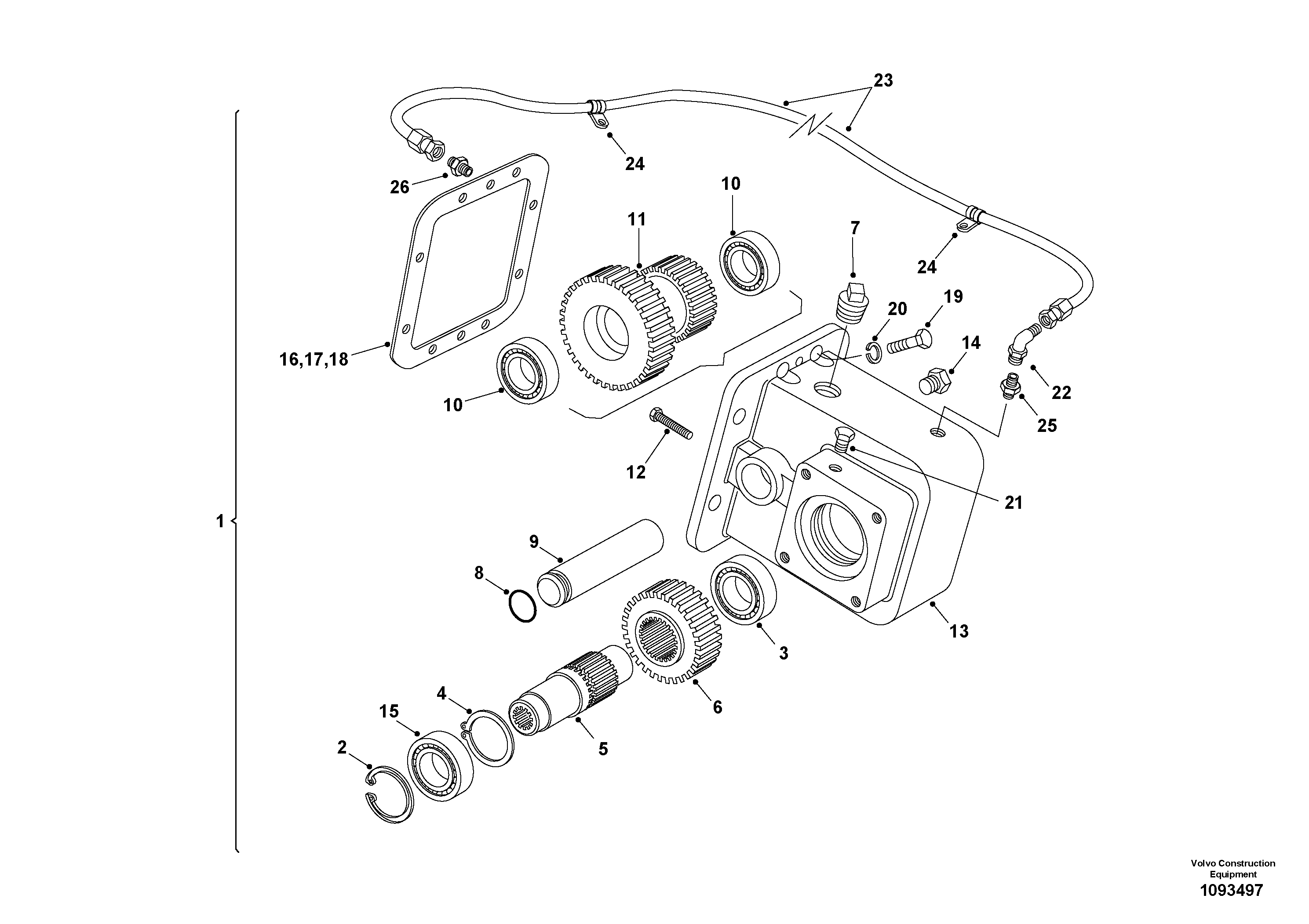 R Window Wiper TEL9003530 VOLVO