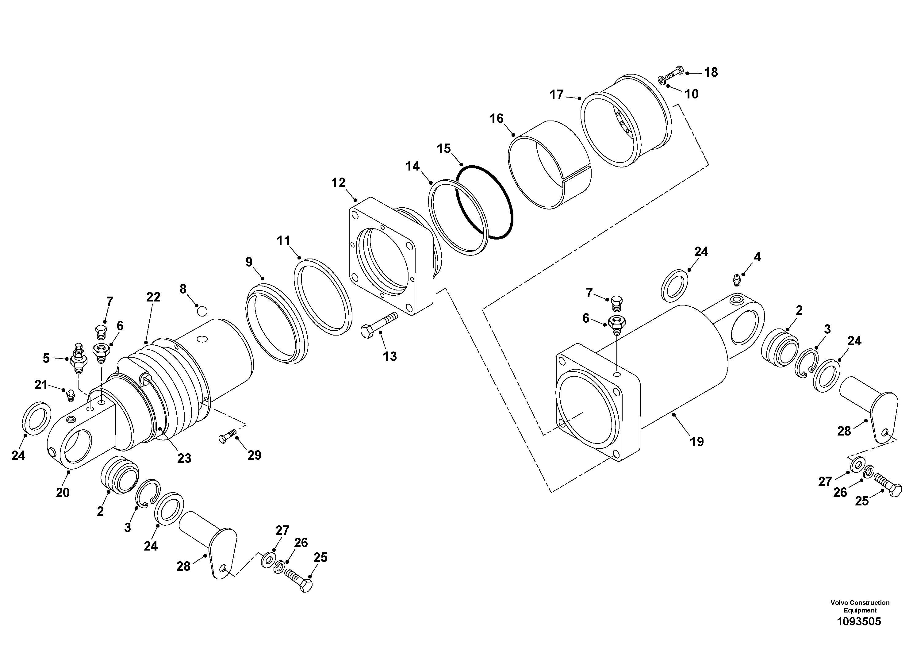 Rubber Clamp TEL9069475 VOLVO
