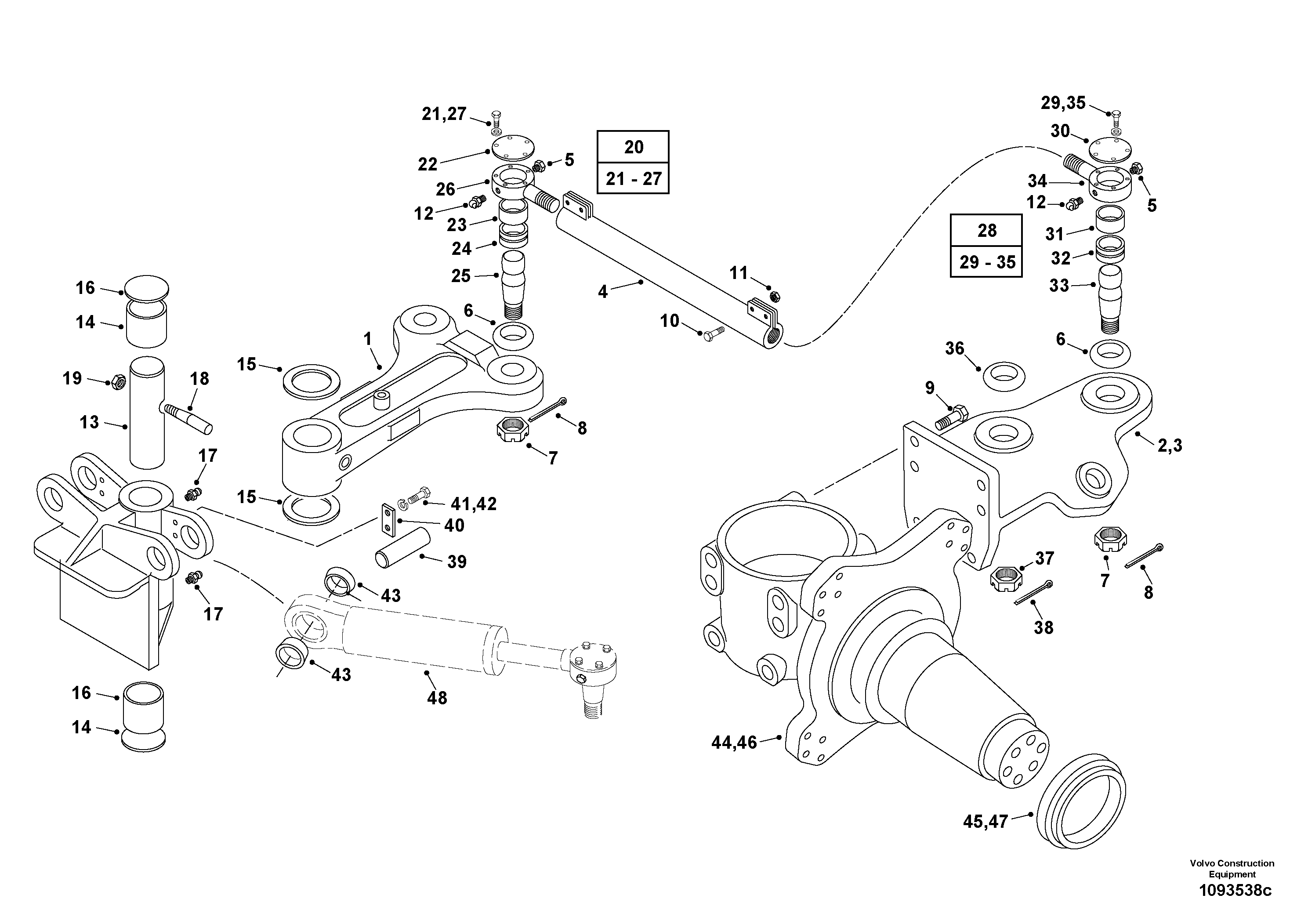 Bellcrank TEL9014414 VOLVO