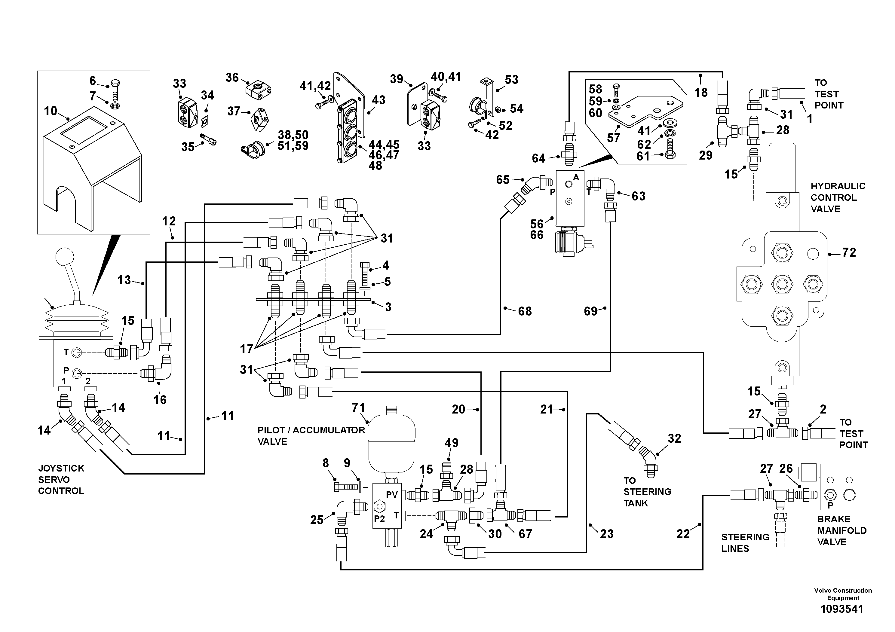 For upper engine part TEL6440812 VOLVO