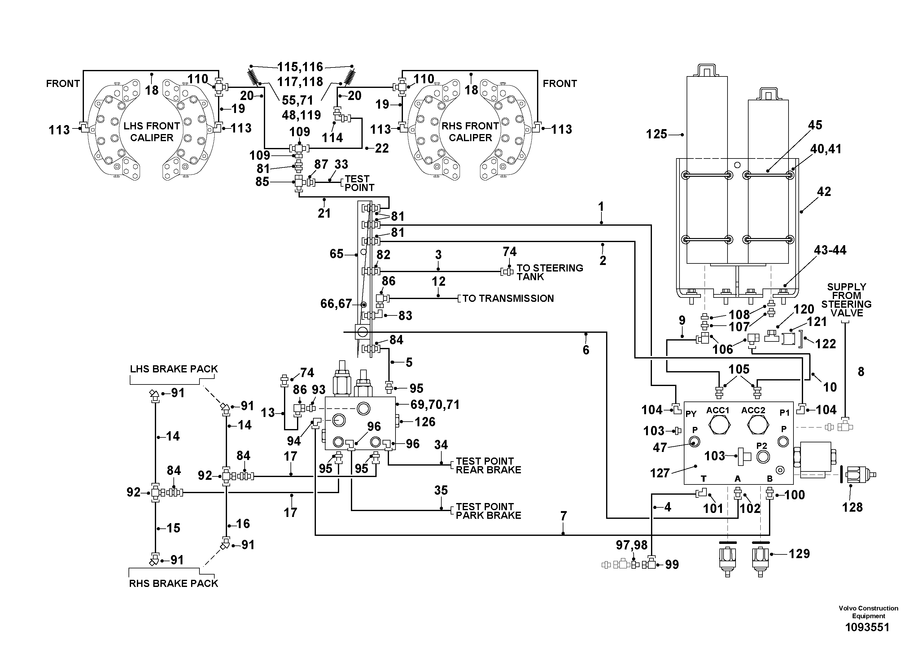 Hose Assy -08 Hp TEL15308501 VOLVO