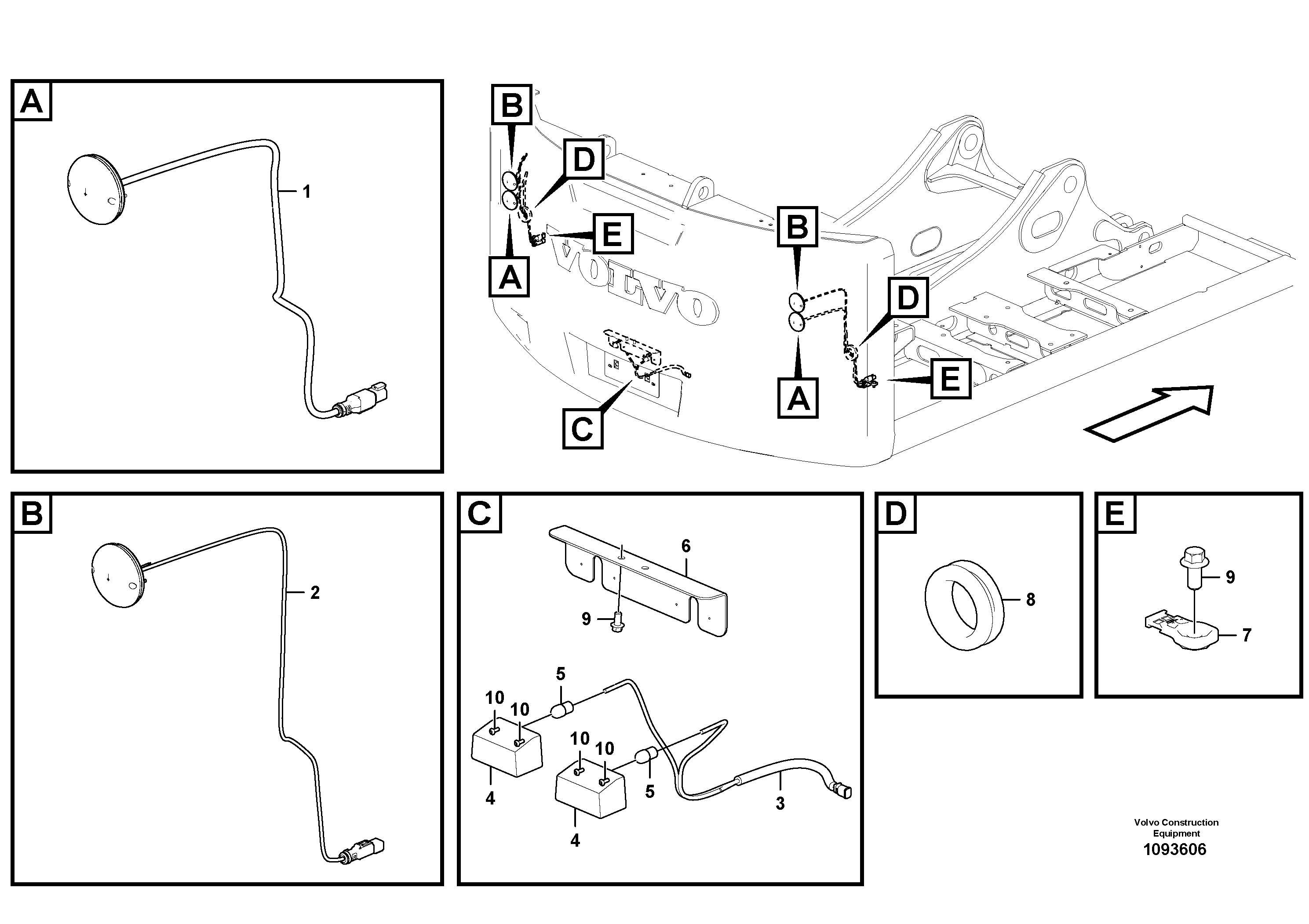 Seat frame VOE14723686 VOLVO