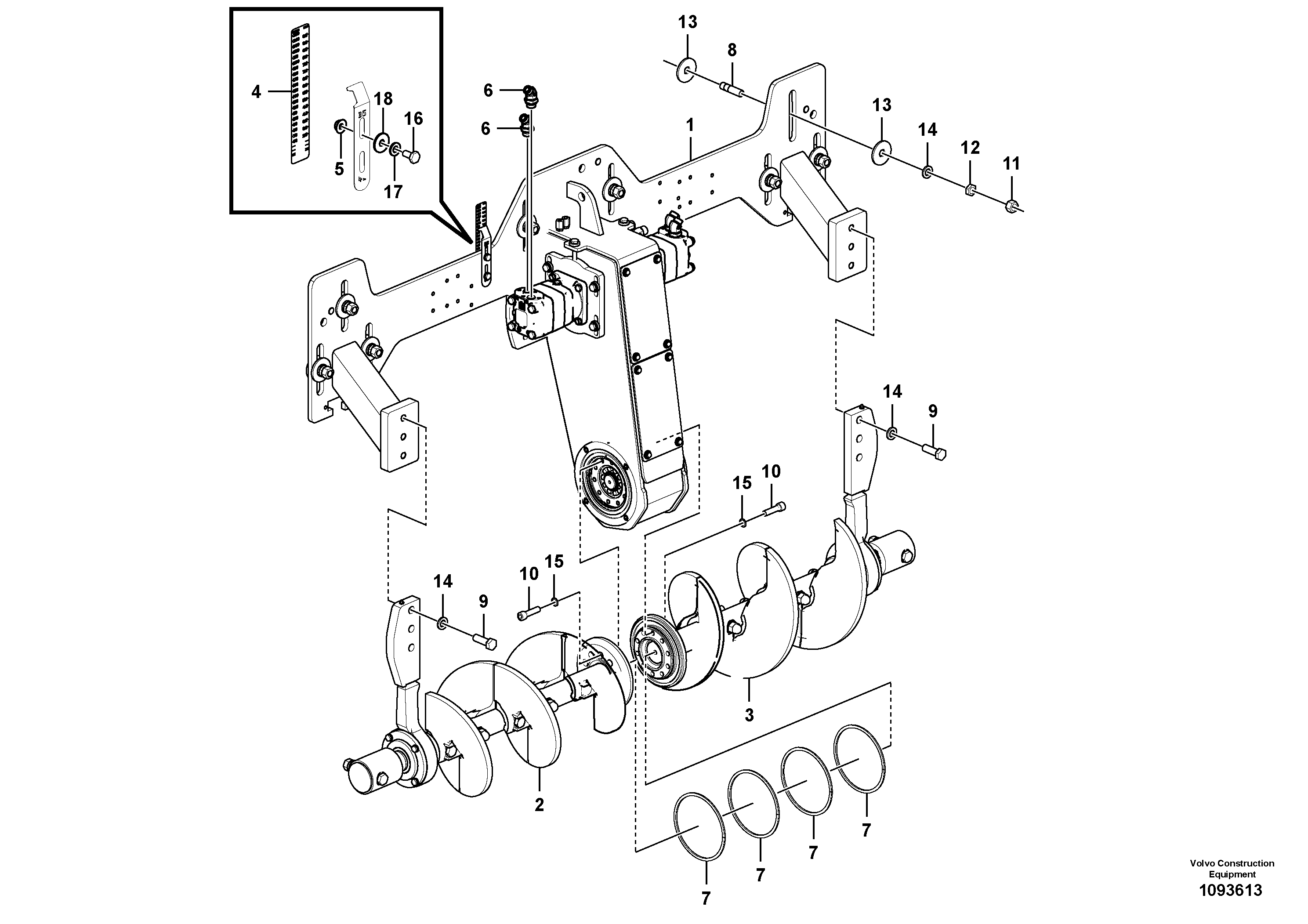 Water pump ger VOE935042 VOLVO