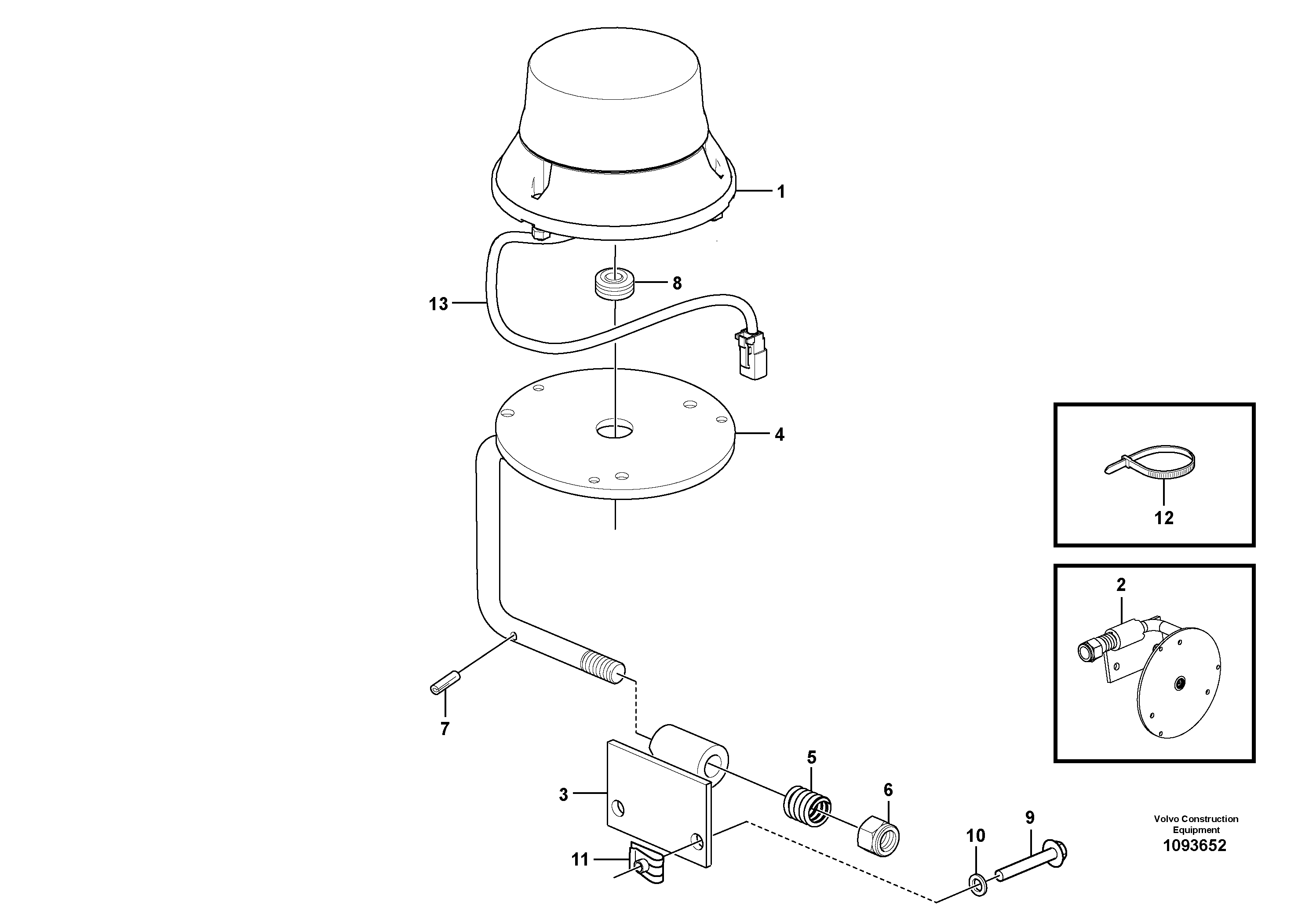 Valve Piston VOE990983 VOLVO