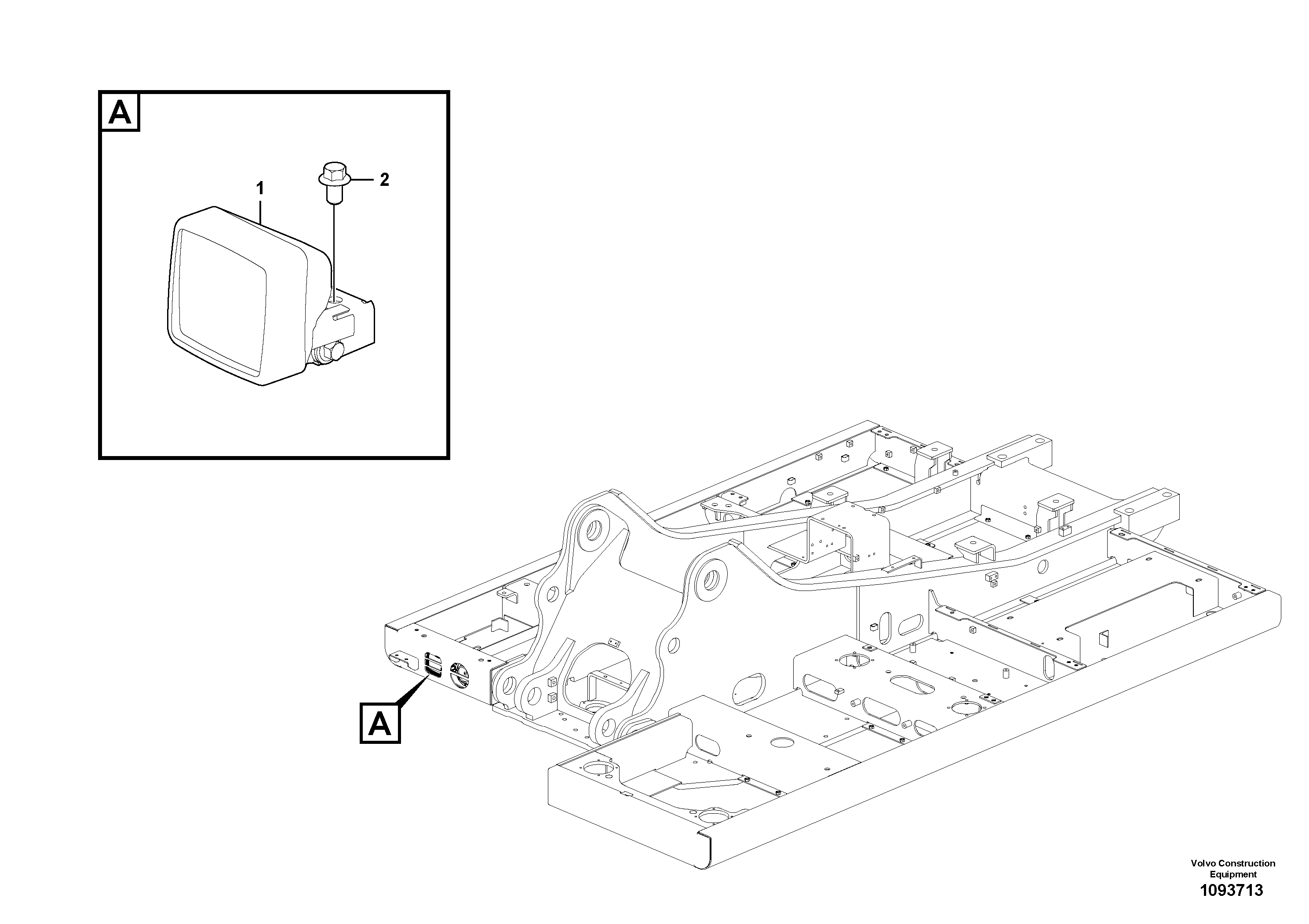 Alternator Bracket VOE14732414 VOLVO
