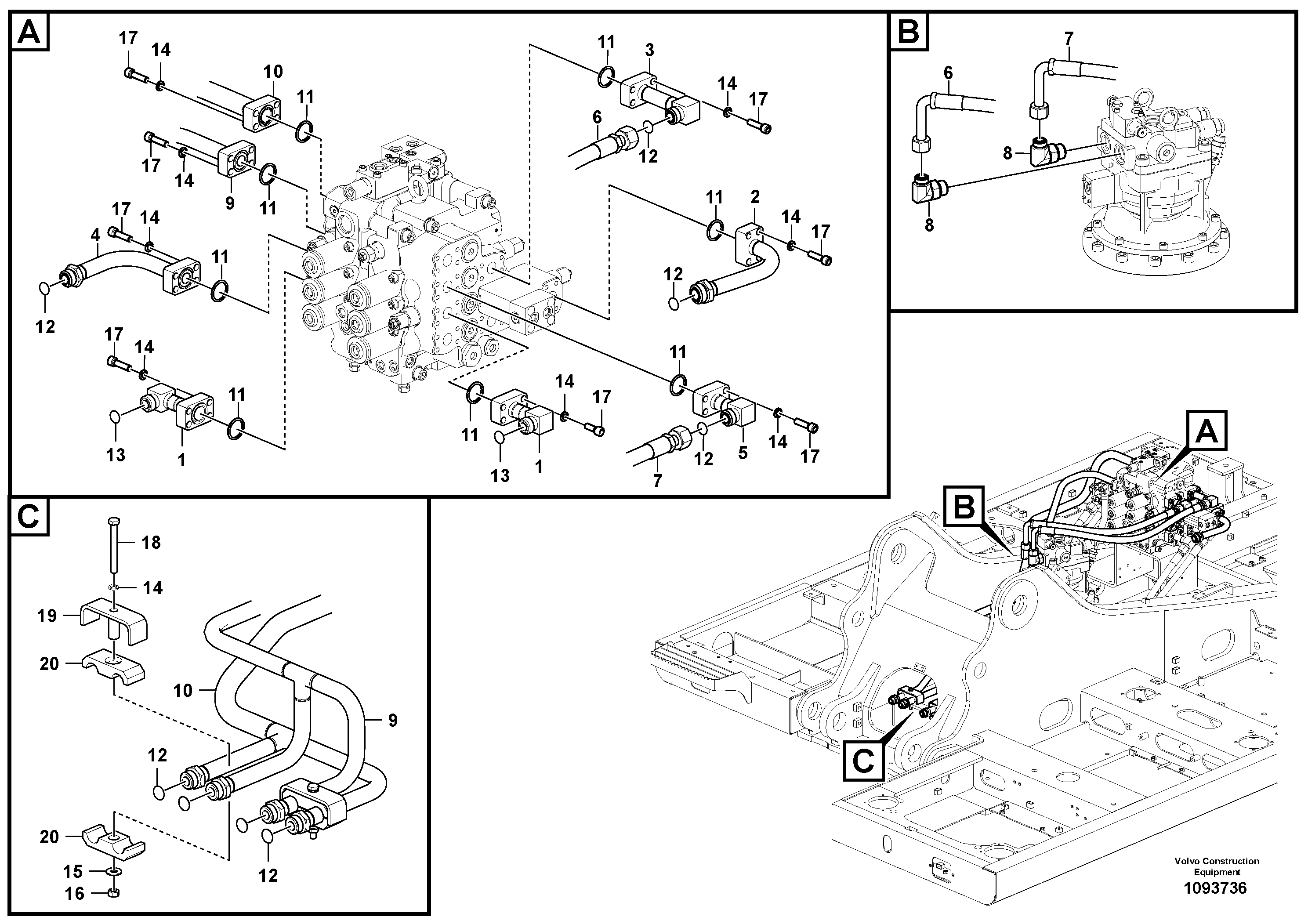 Timing gear casing VOE14725468 VOLVO