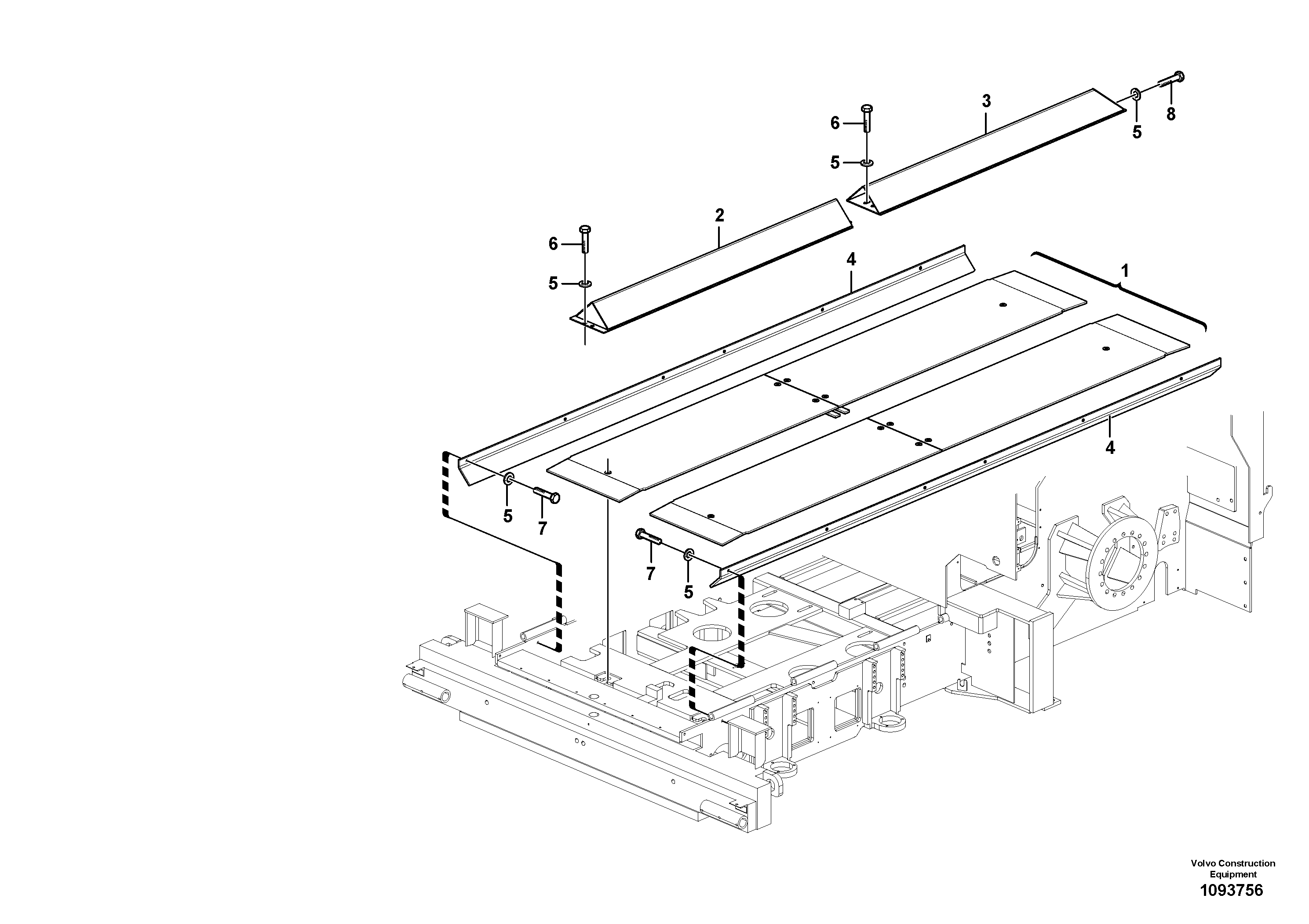 Peg, smooth VOE12834813 VOLVO