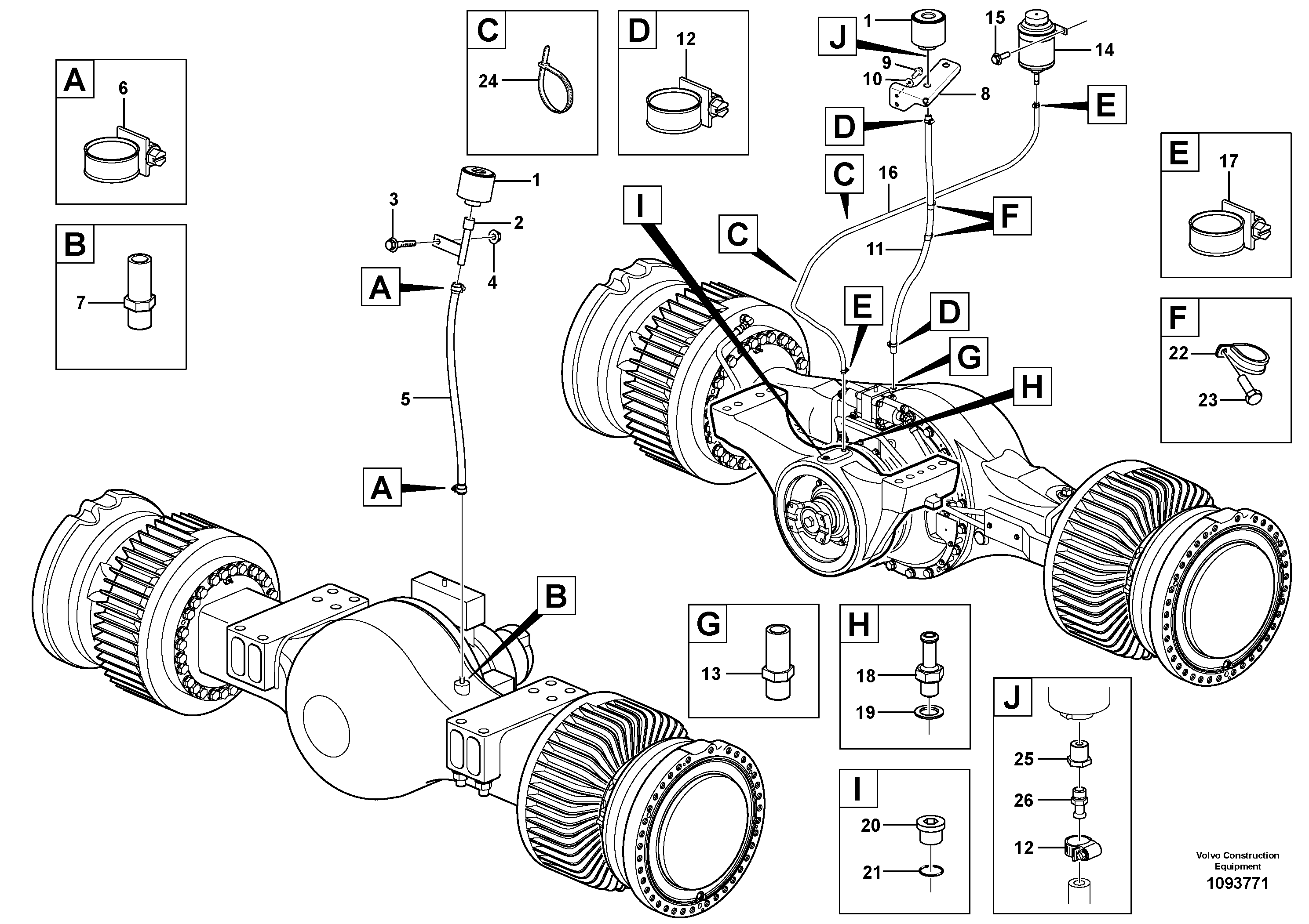 Seat frame VOE16308748 VOLVO