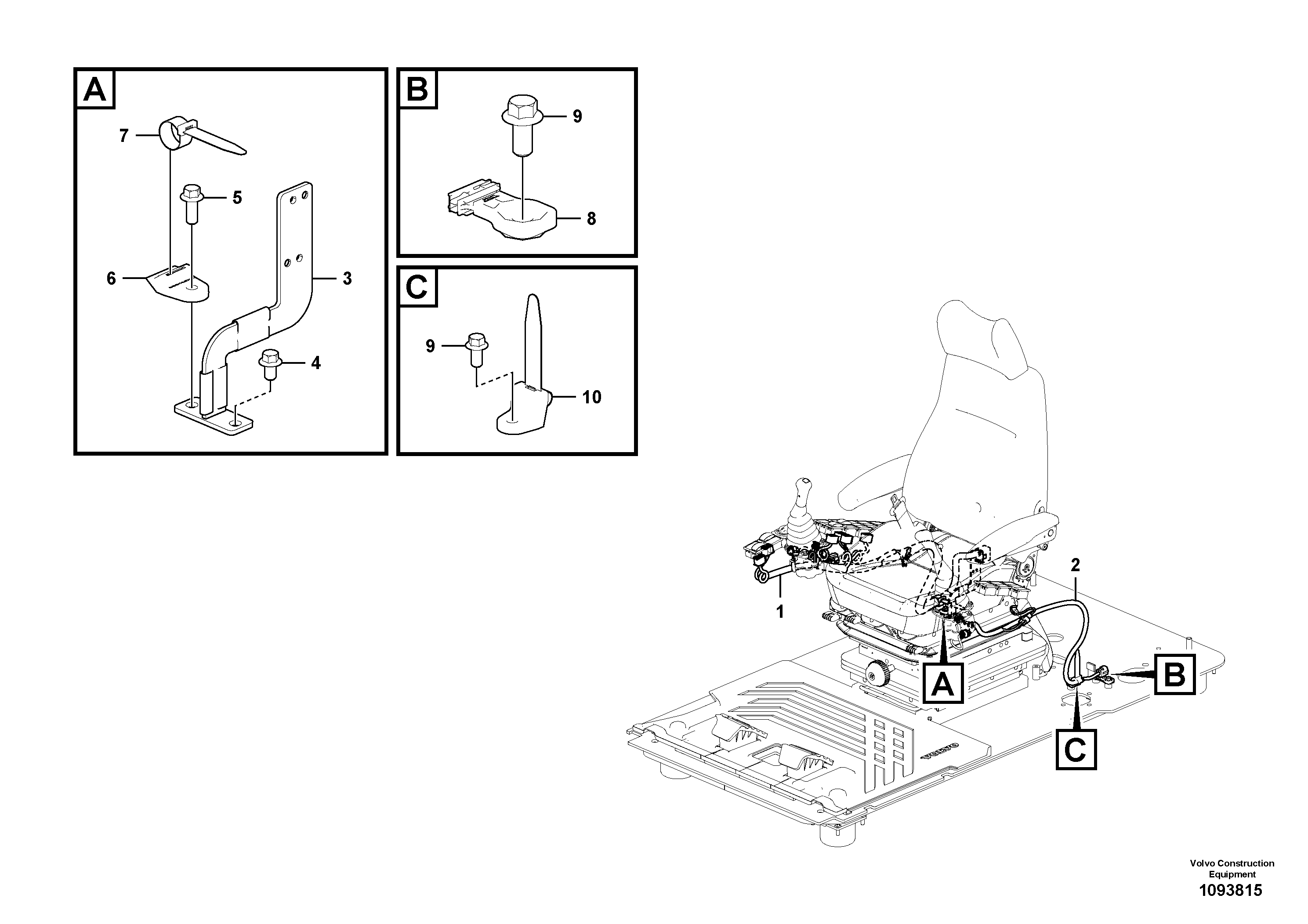 Support Leg VOE14733609 VOLVO