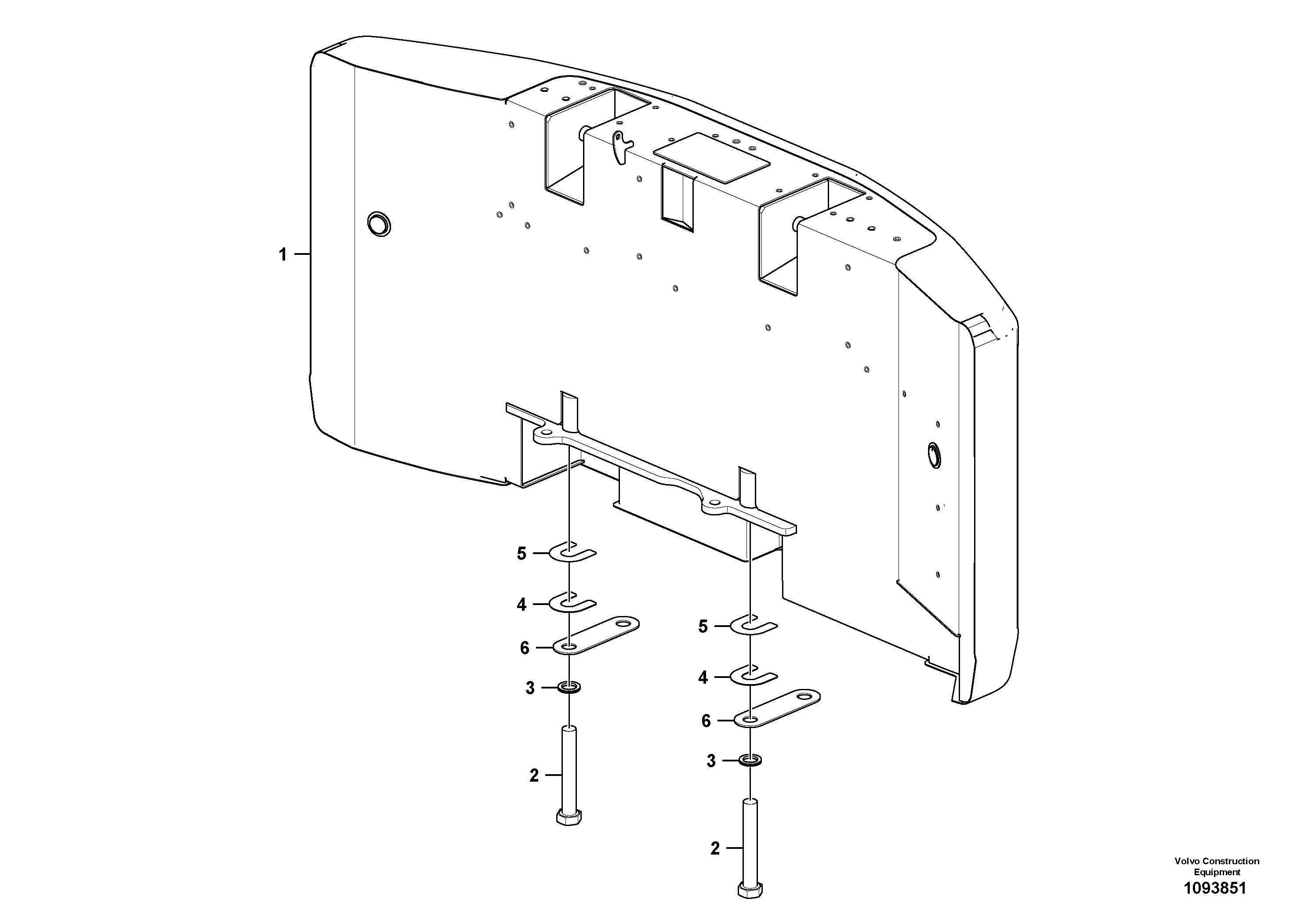 Counterweight 14721595 VOLVO