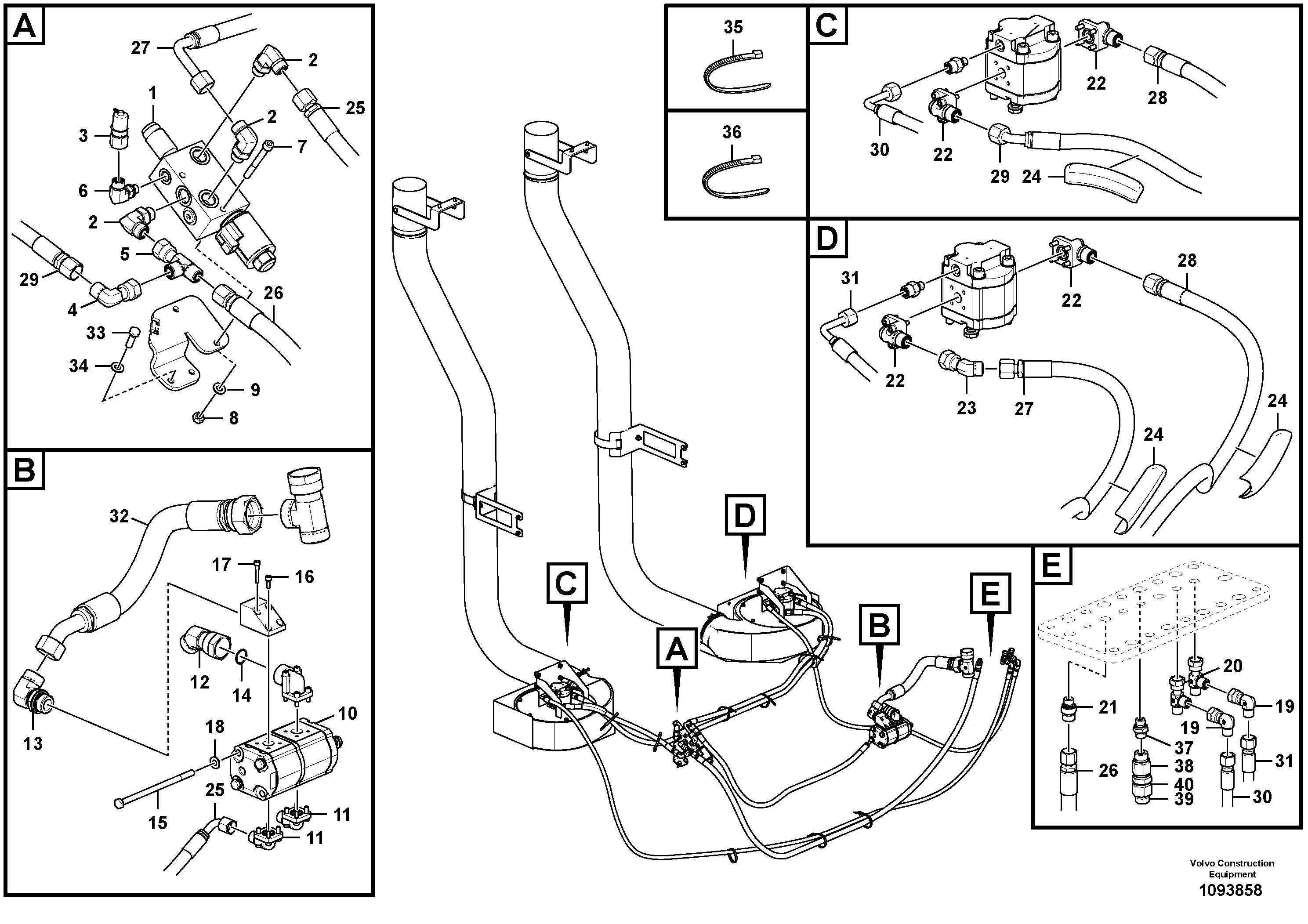 Timing gear casing VOE12818115 VOLVO