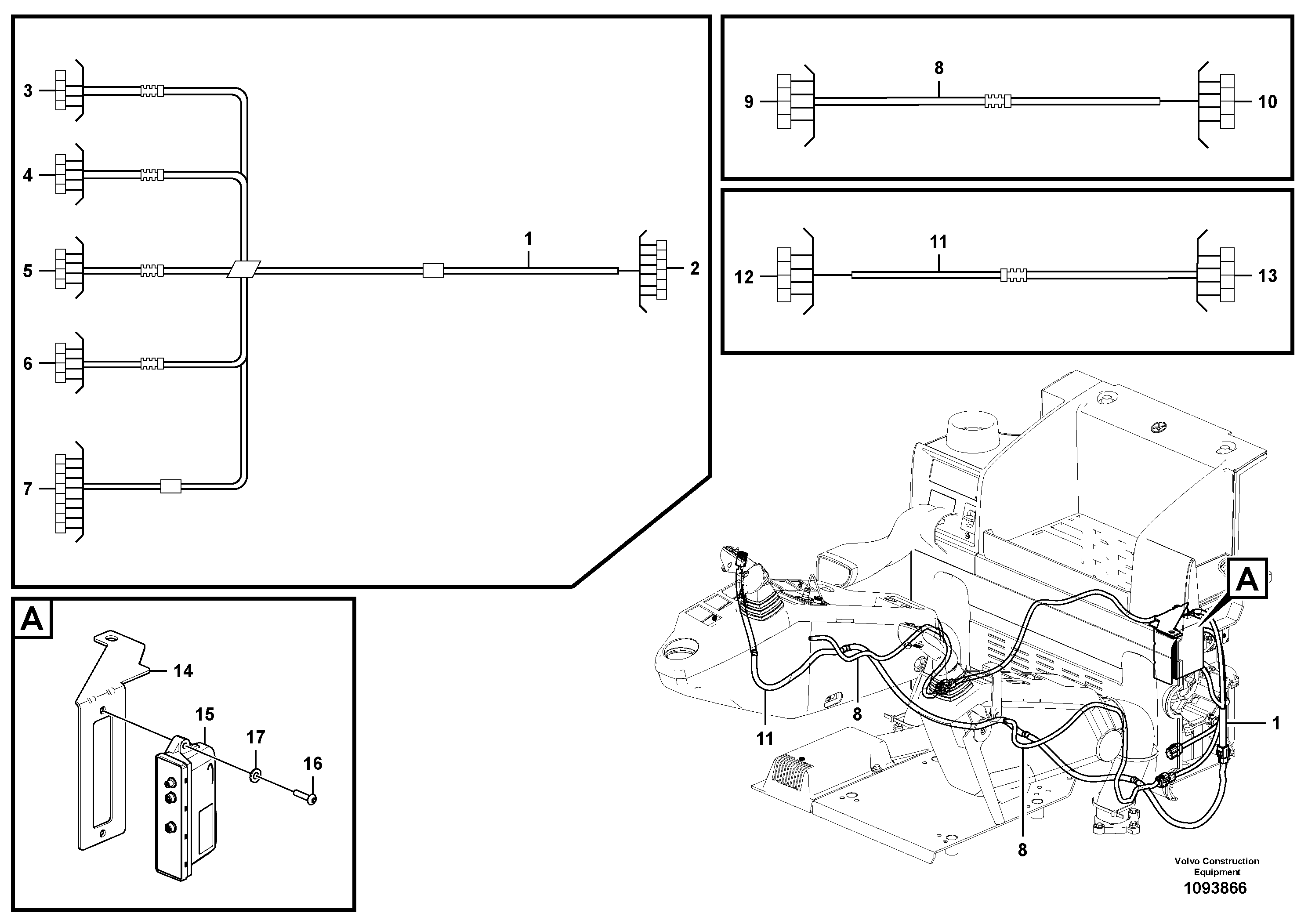 Radio Support VOE14718407 VOLVO