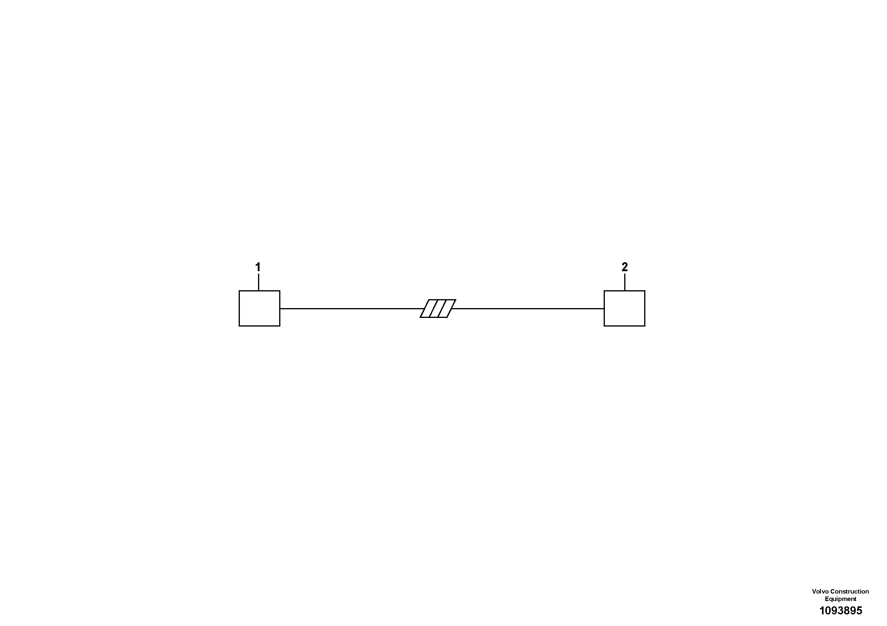 Cable terminal VOE12801604 VOLVO