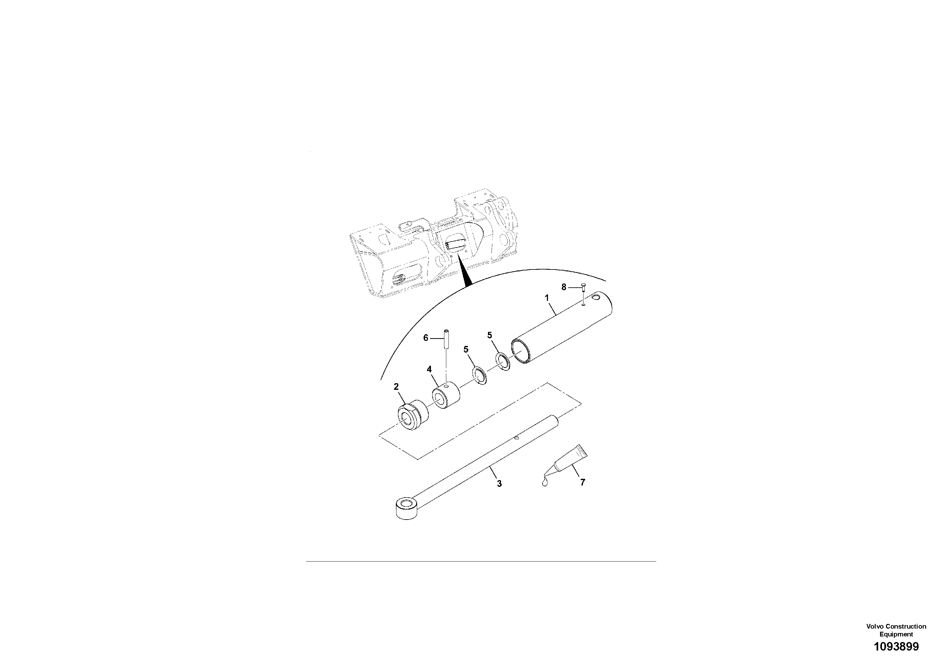 Swg Lk Cylinder VOE17498093 VOLVO