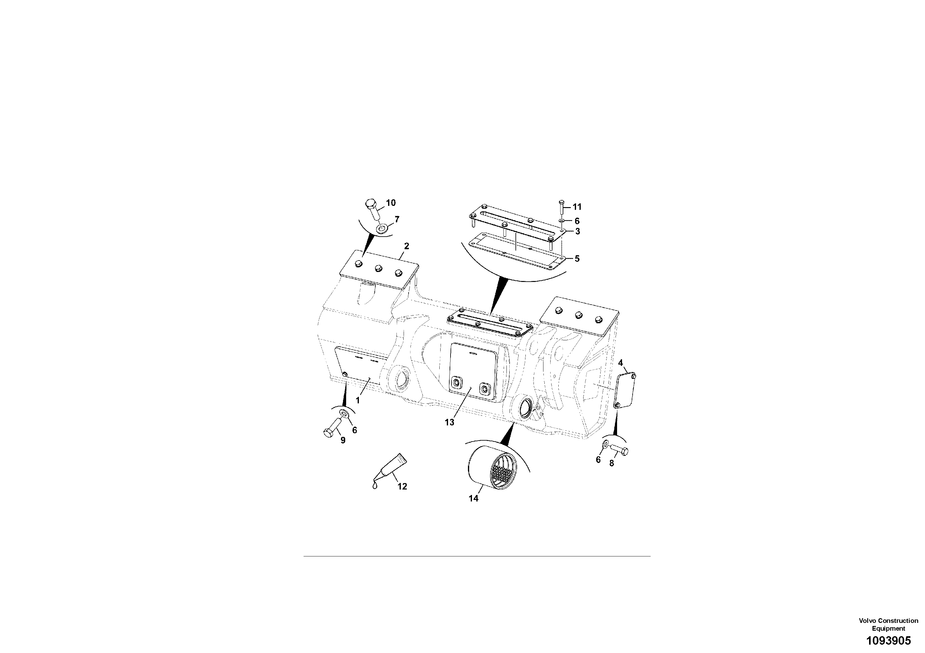 Rec.housing VOE17504576 VOLVO