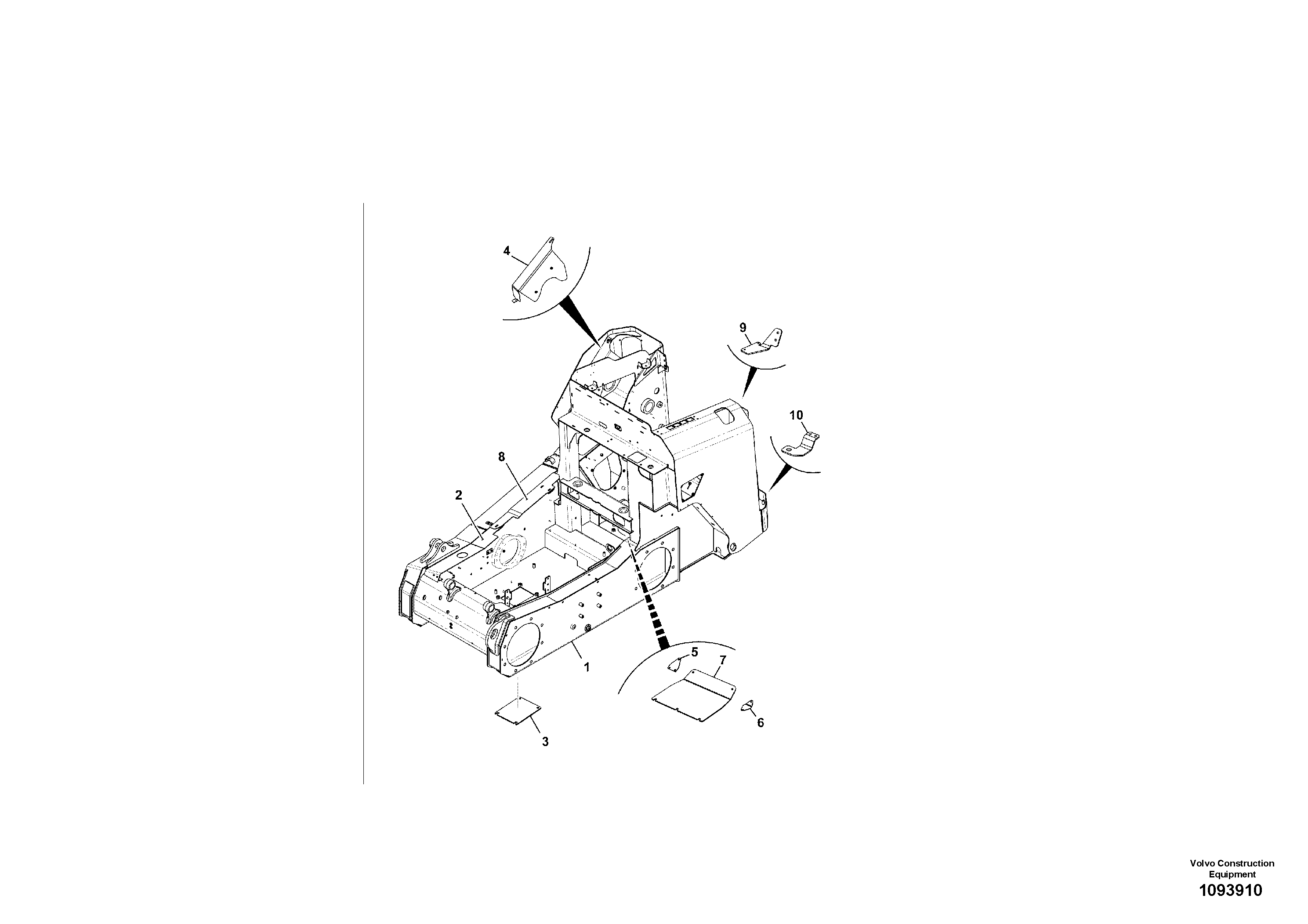 Rec.housing VOE17504577 VOLVO