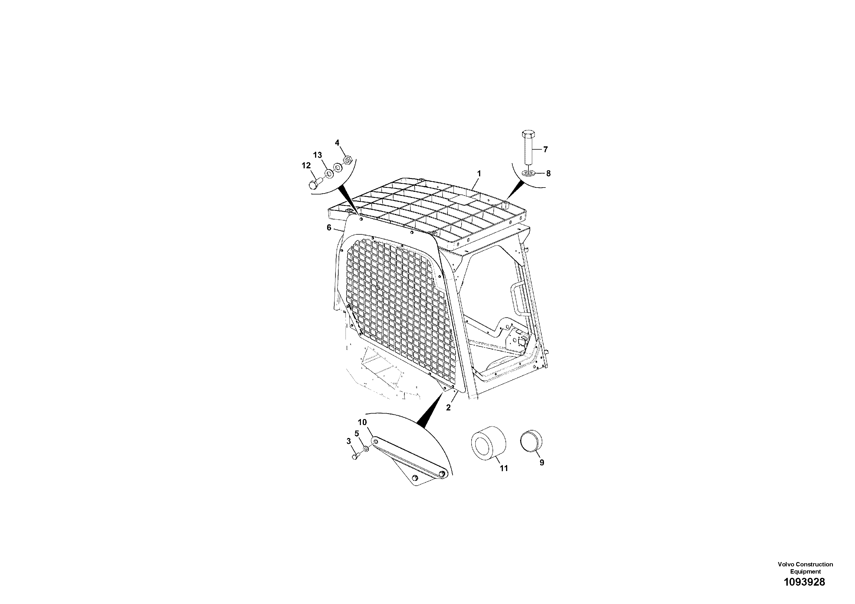 Rec.housing VOE17504588 VOLVO