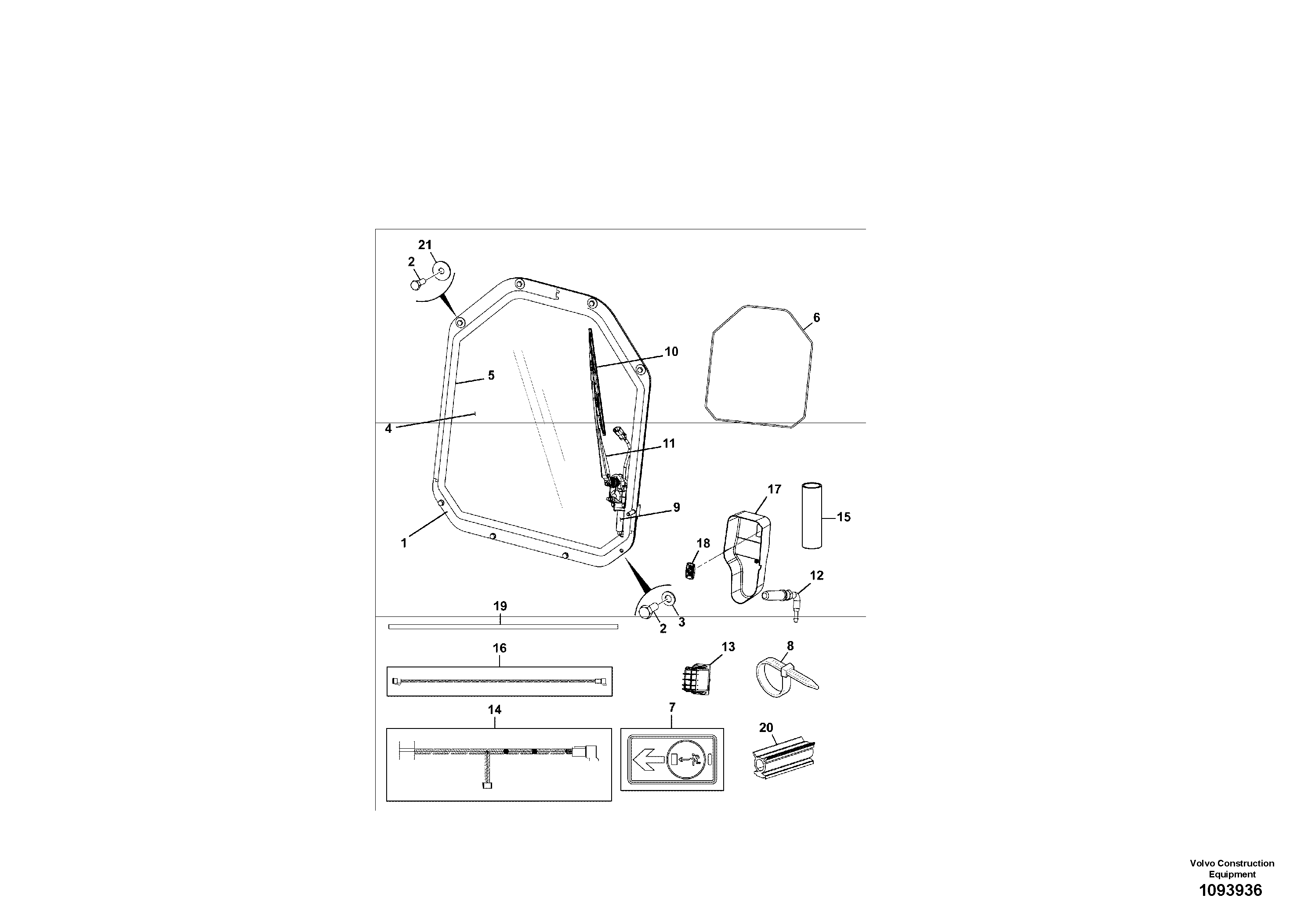 Front Idler, Complete VOE17504587 VOLVO