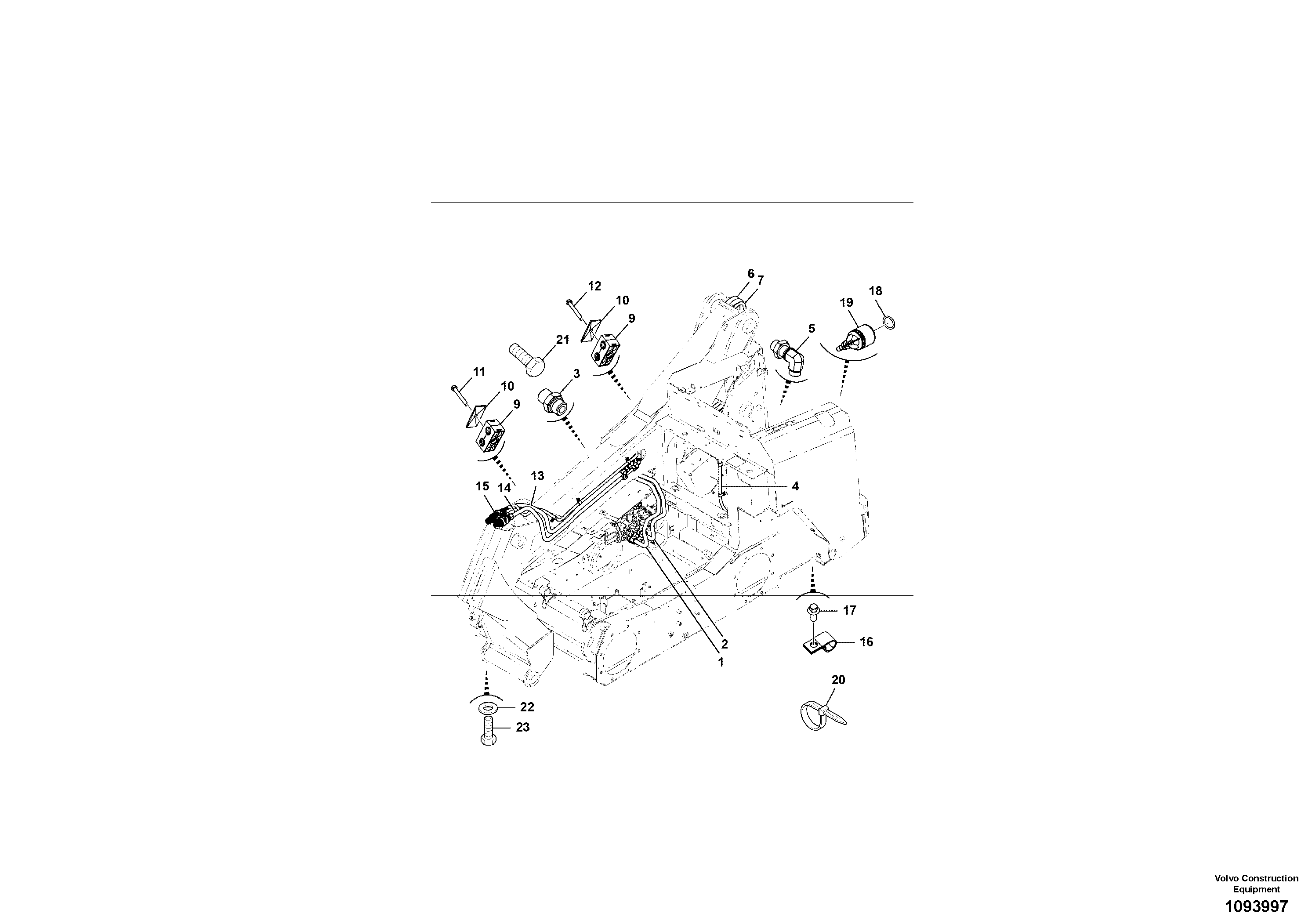 Timing gear casing VOE17466026 VOLVO