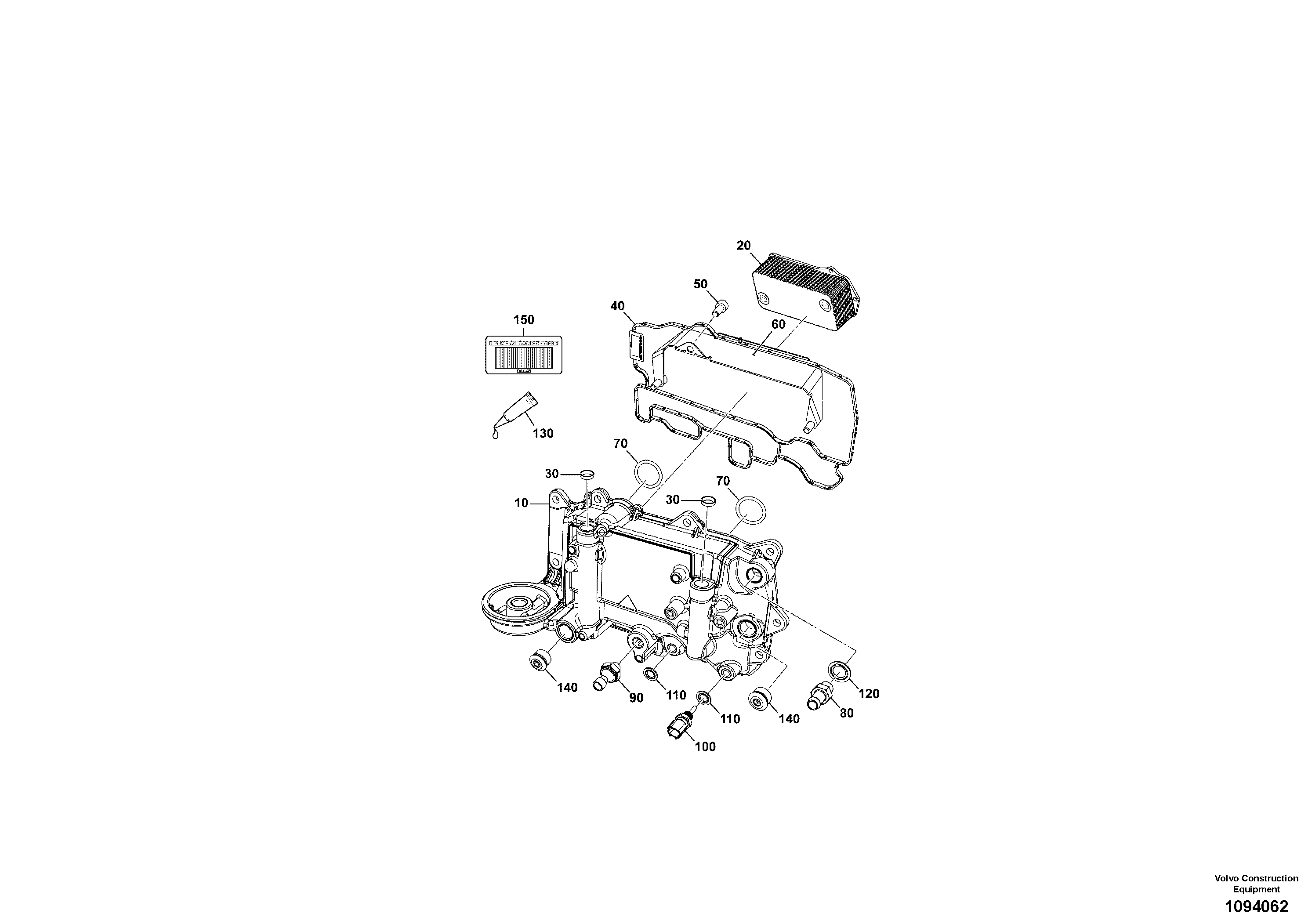 Маслоотражающее кольцо VOE17498119 VOLVO