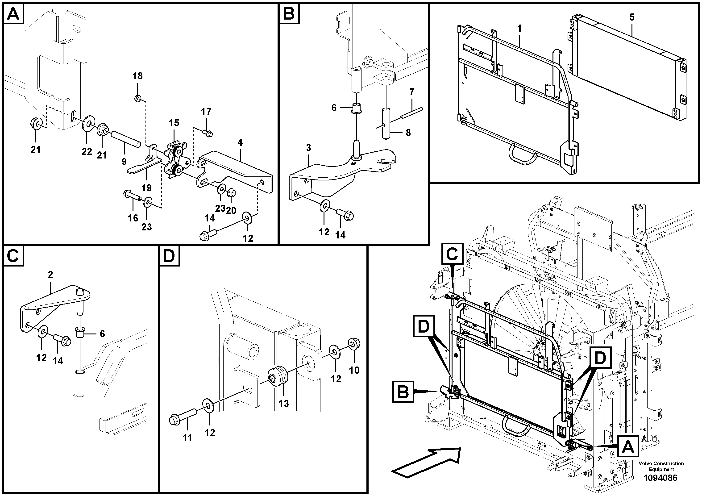 Locking Plate VOE16289957 VOLVO