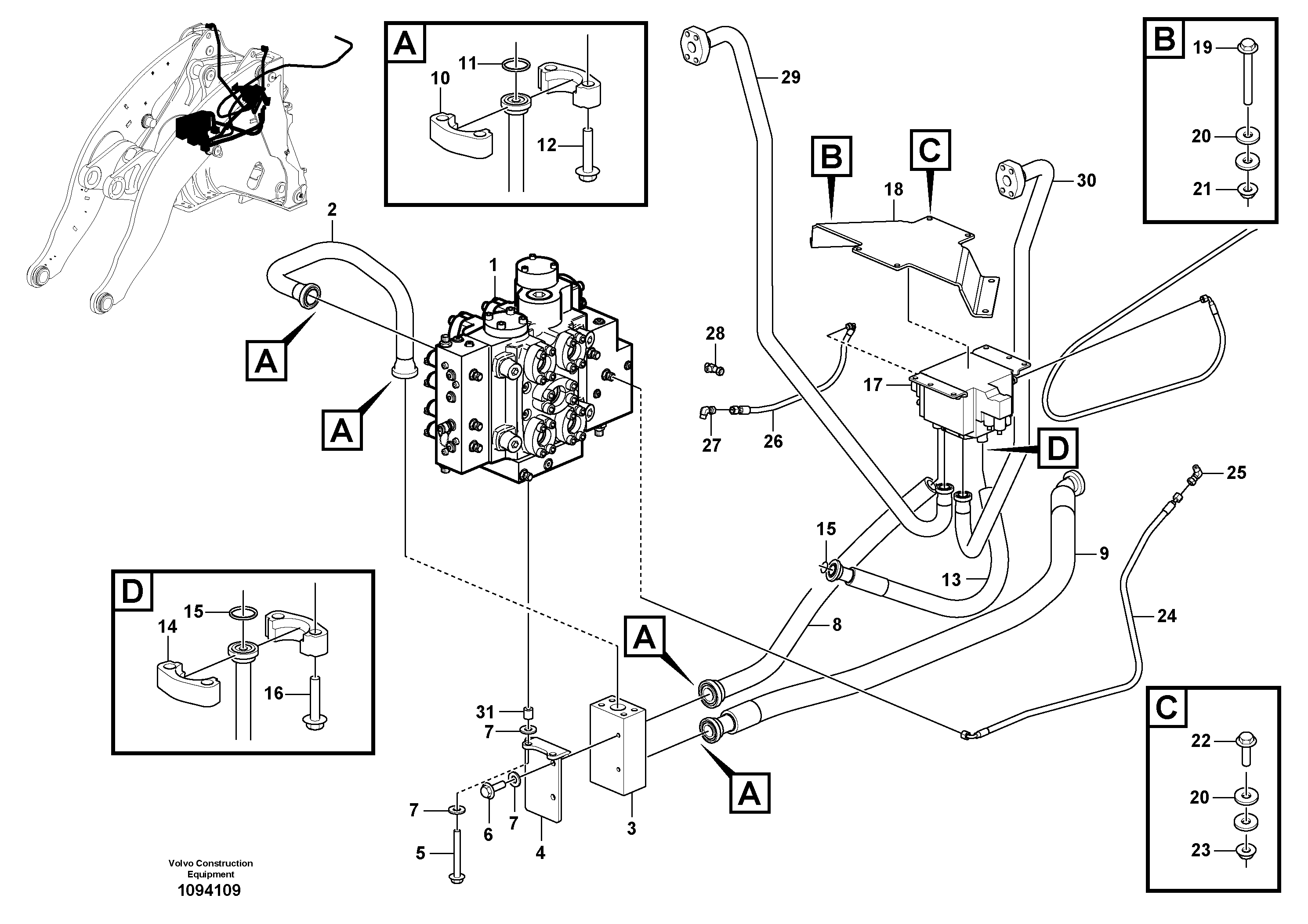Rec.housing VOE17476832 VOLVO