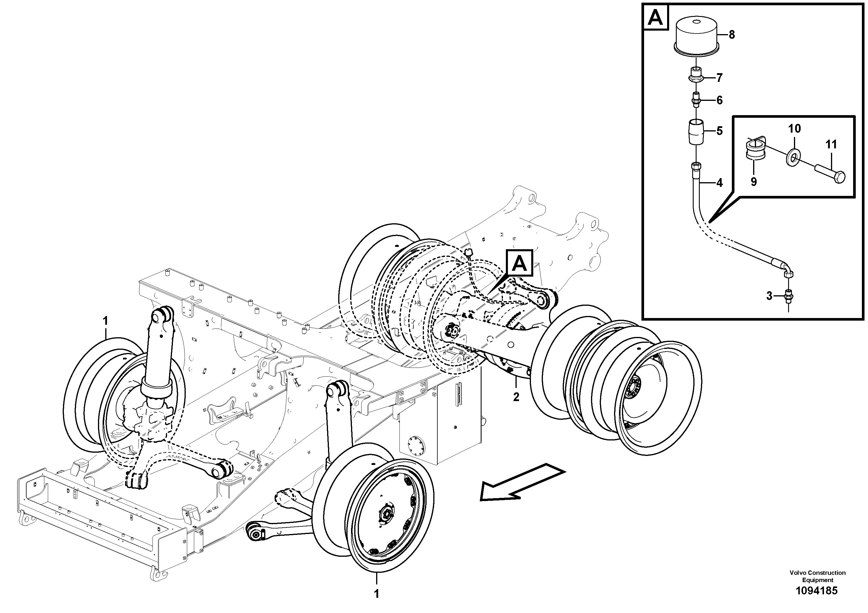 Timing gear casing TEL15429533 VOLVO