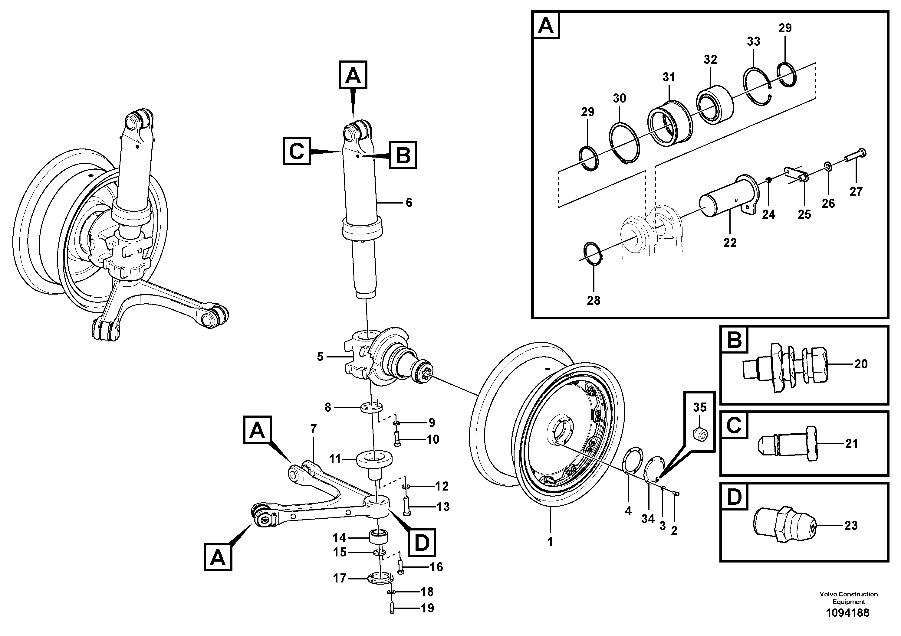 Pierce Nut TEL15408641 VOLVO