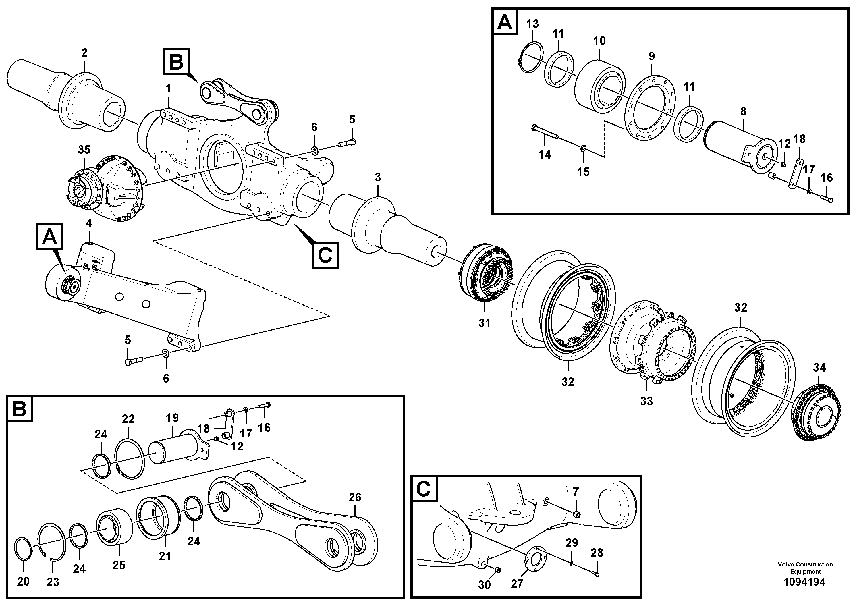 Pin Assy TEL15413135 VOLVO