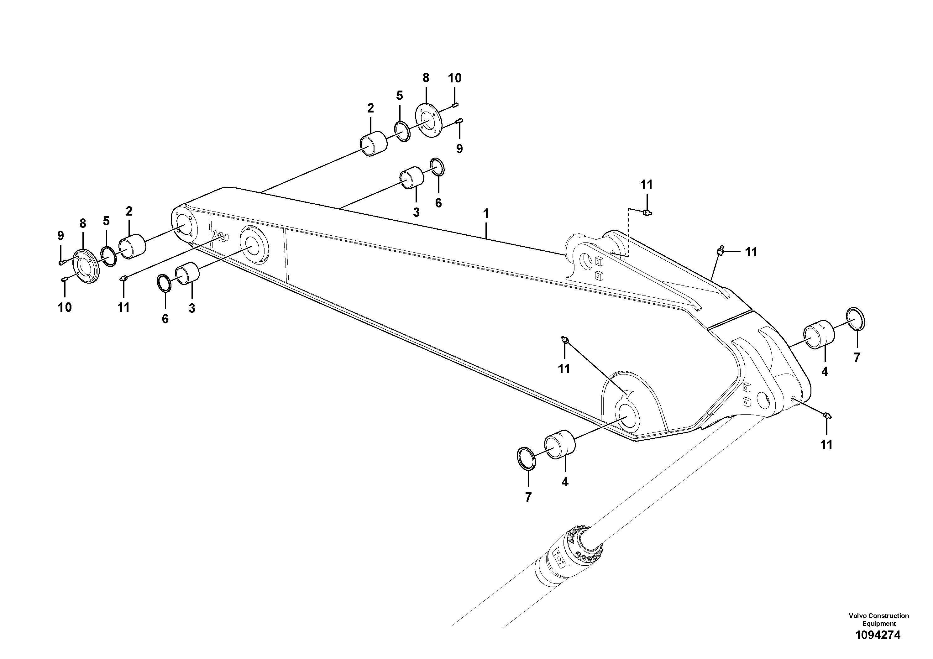 Disc wheel - ET 30 VOE14730144 VOLVO