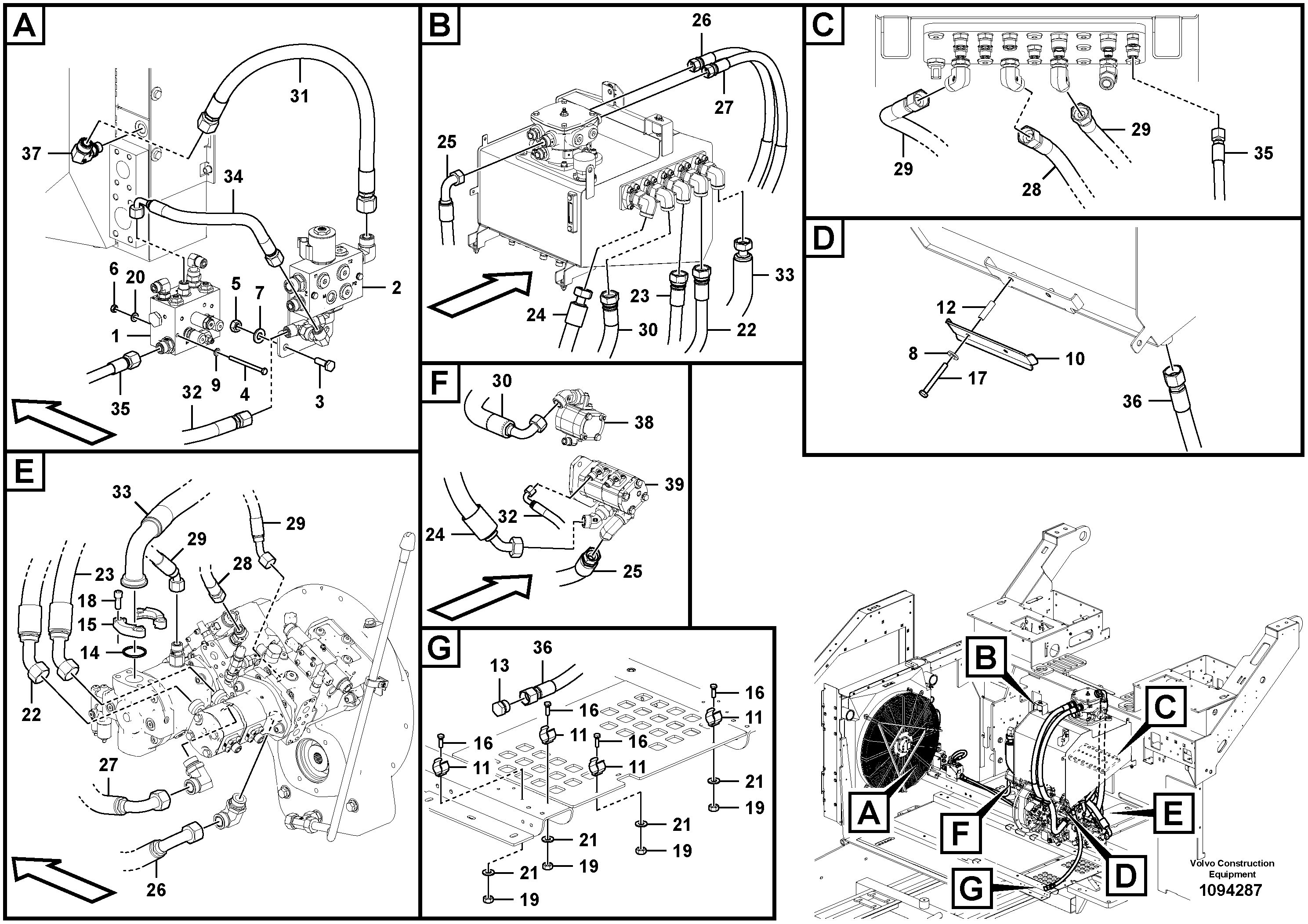 Timing gear casing VOE12818972 VOLVO