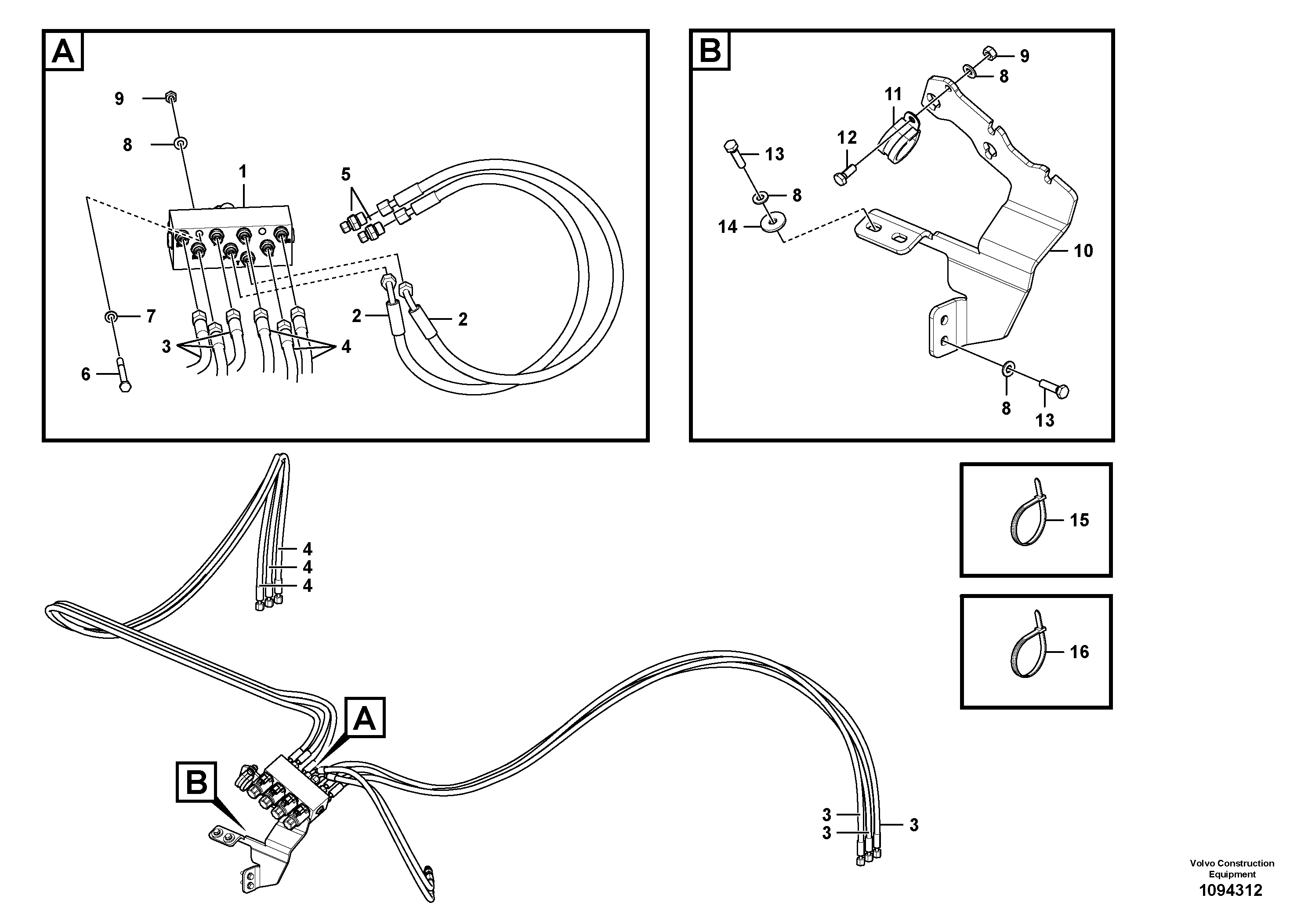 Timing gear casing VOE12828689 VOLVO