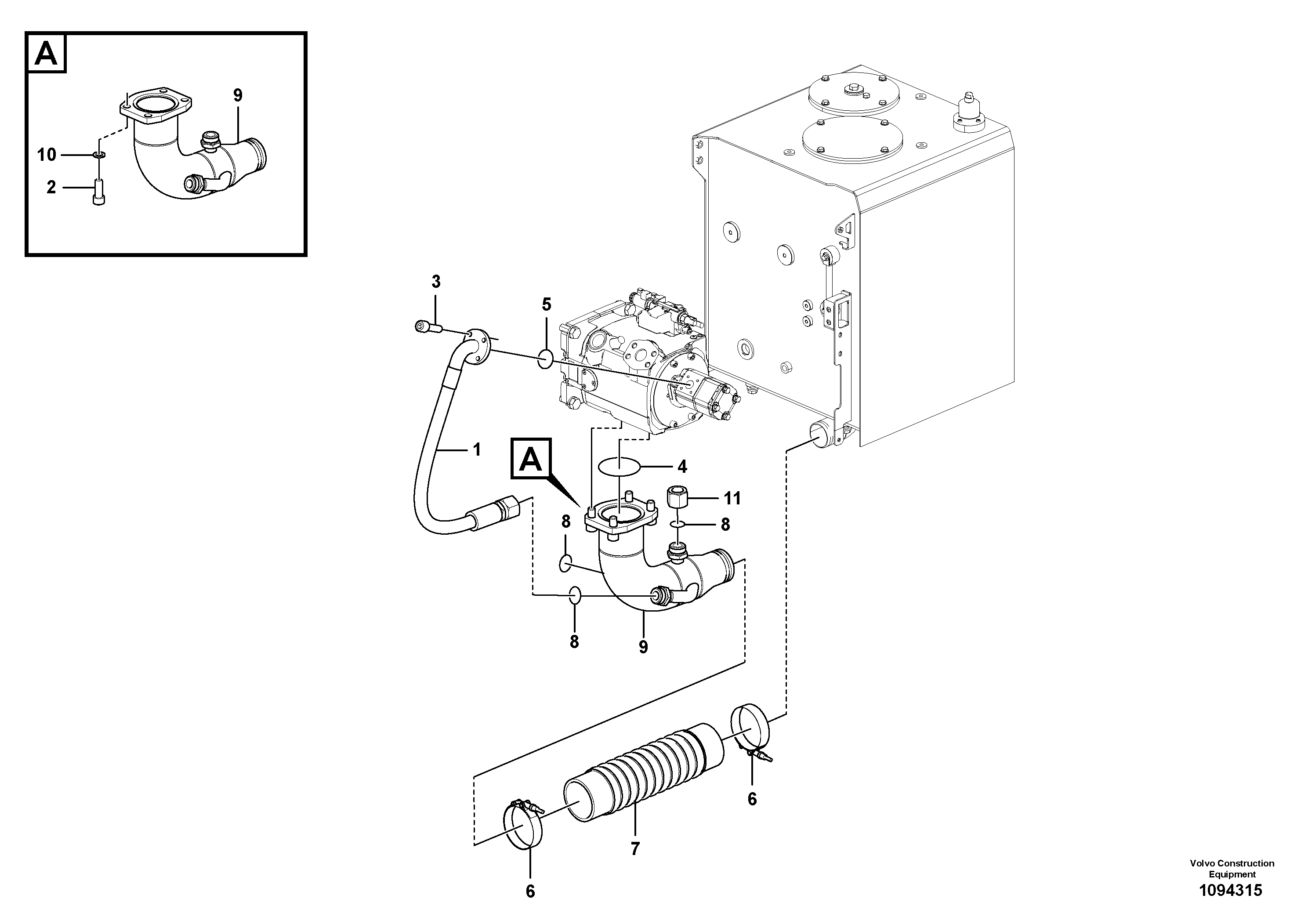 Press. lim. valve VOE14721080 VOLVO