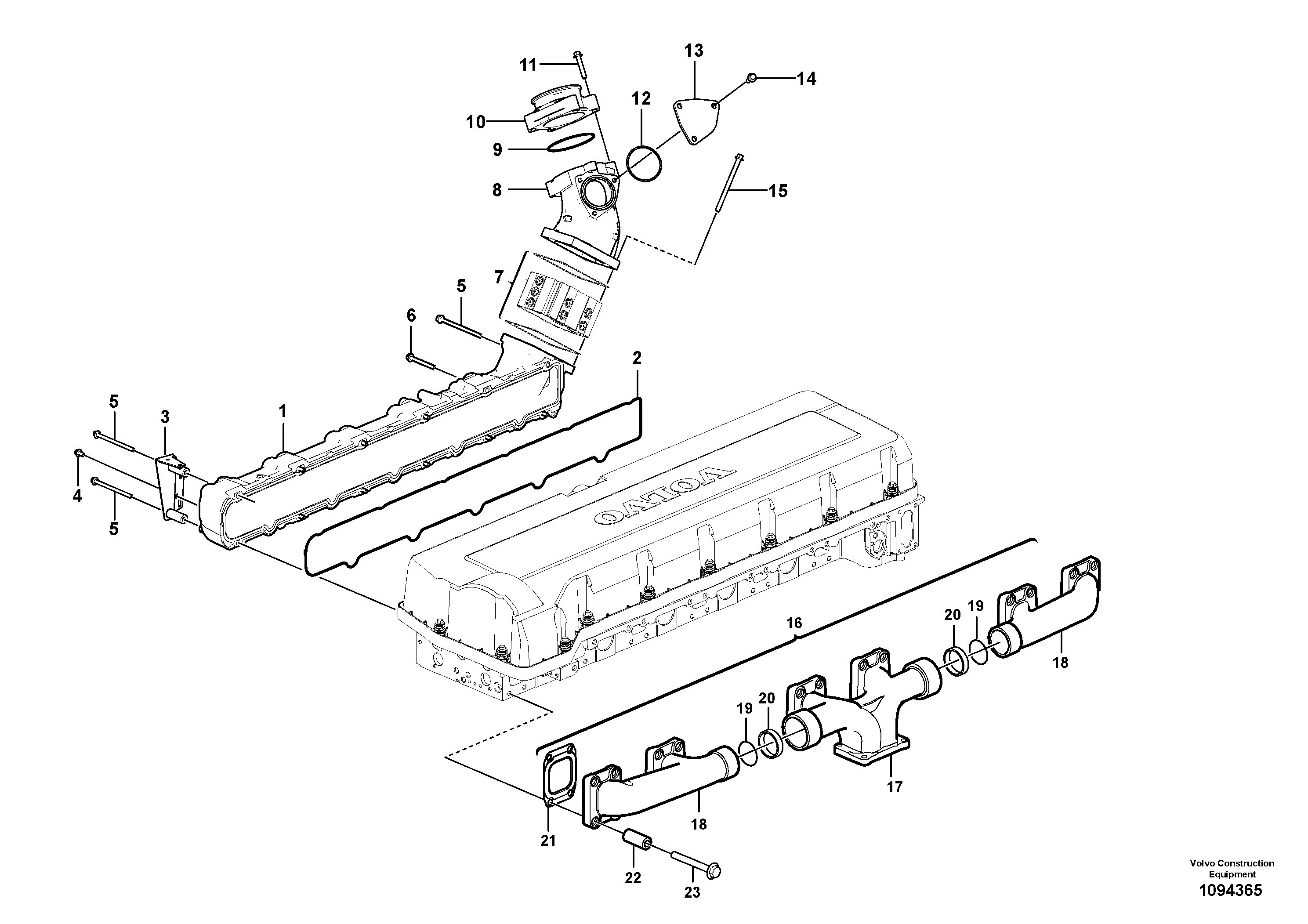 Telescopic Arm VOE17464052 VOLVO