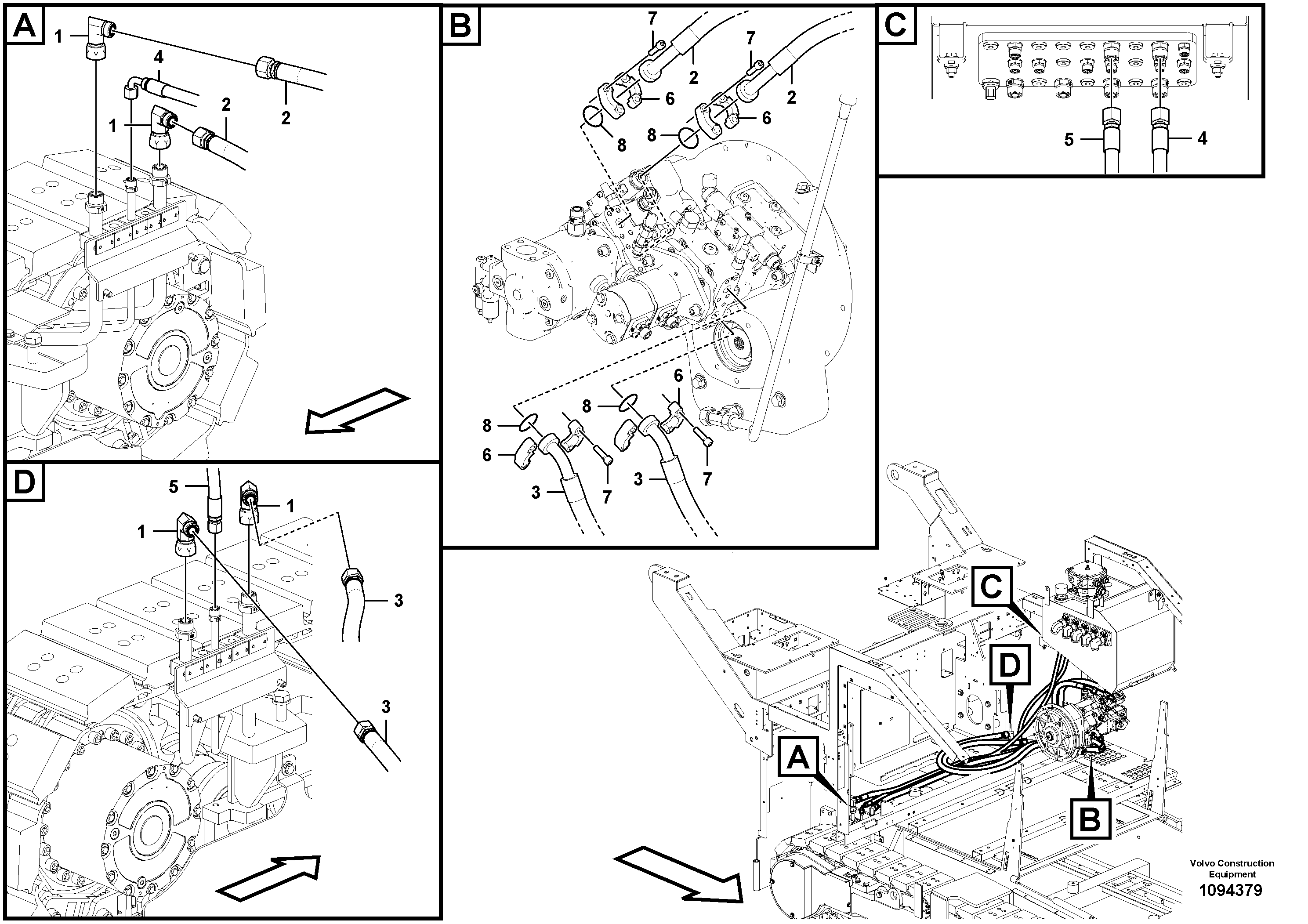 Timing gear casing VOE12818929 VOLVO