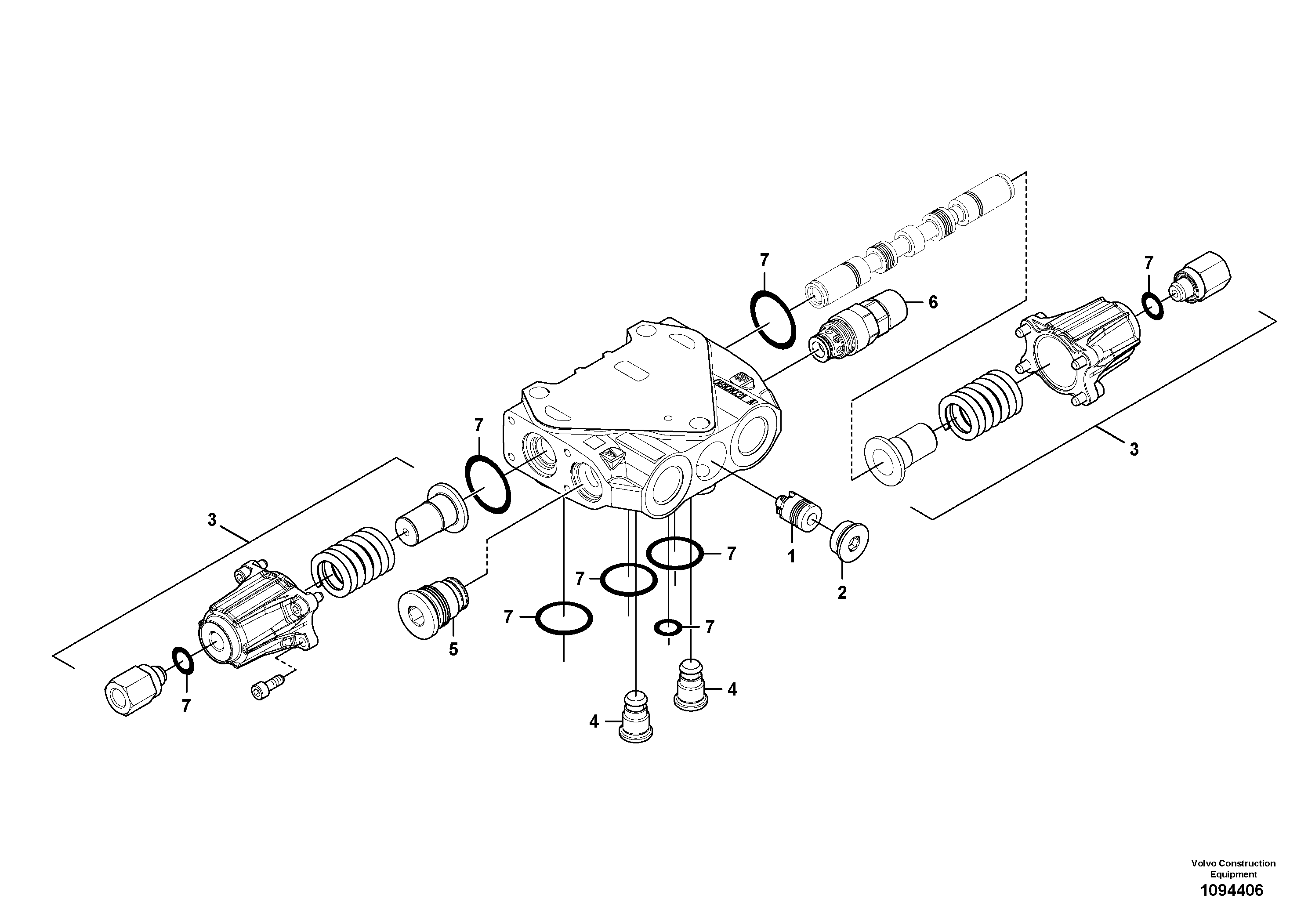 Ключевой жетон VOE14733138 VOLVO