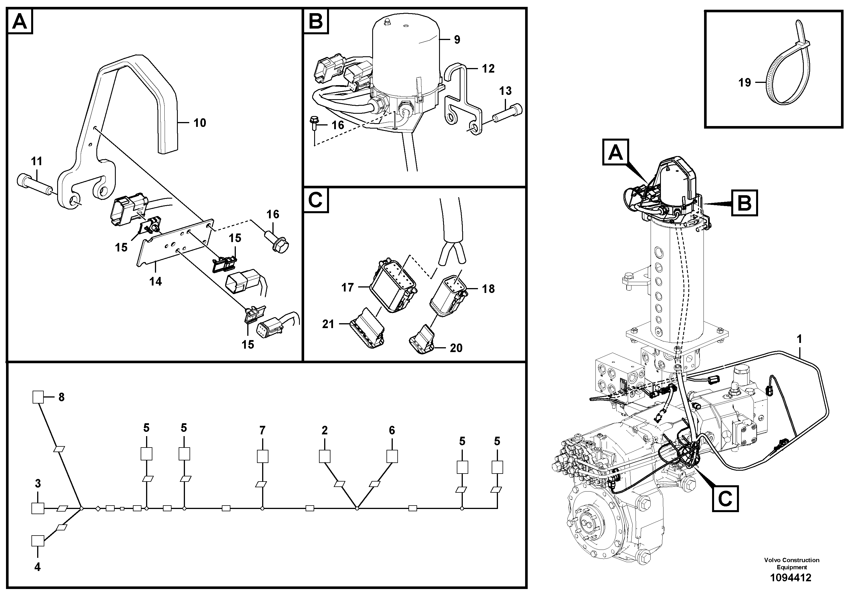 Flansch VOE14696493 VOLVO