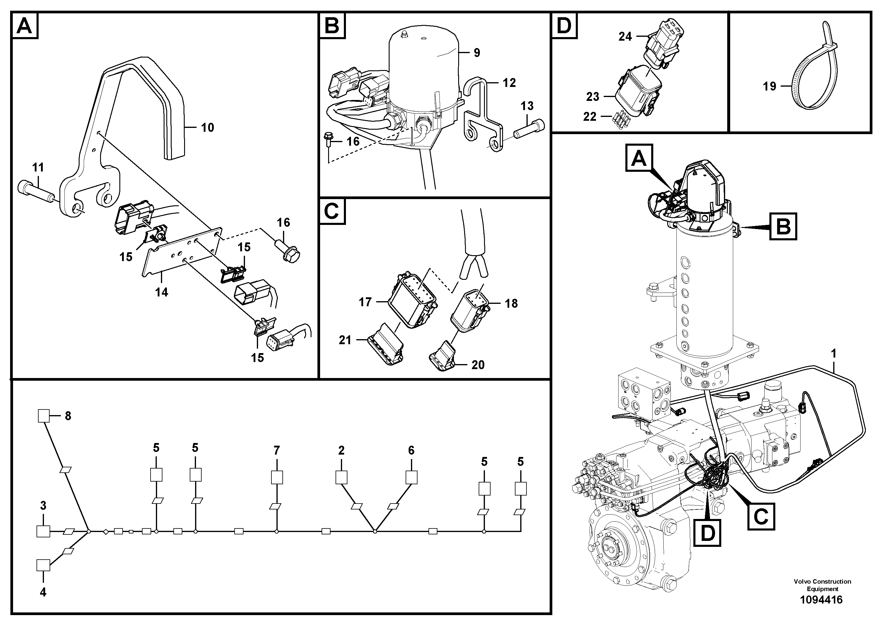 Flansch VOE14696491 VOLVO
