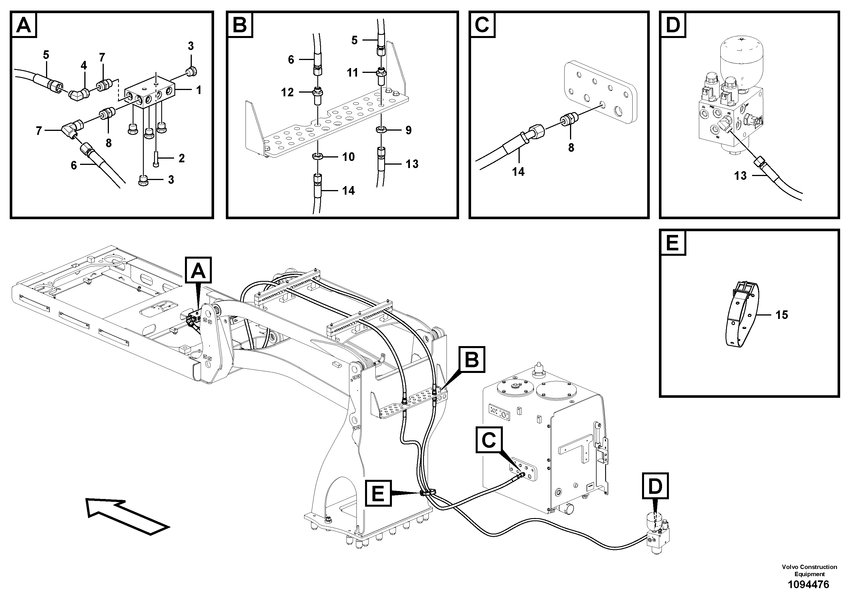 Timing gear casing RM/VOE14719835 VOLVO