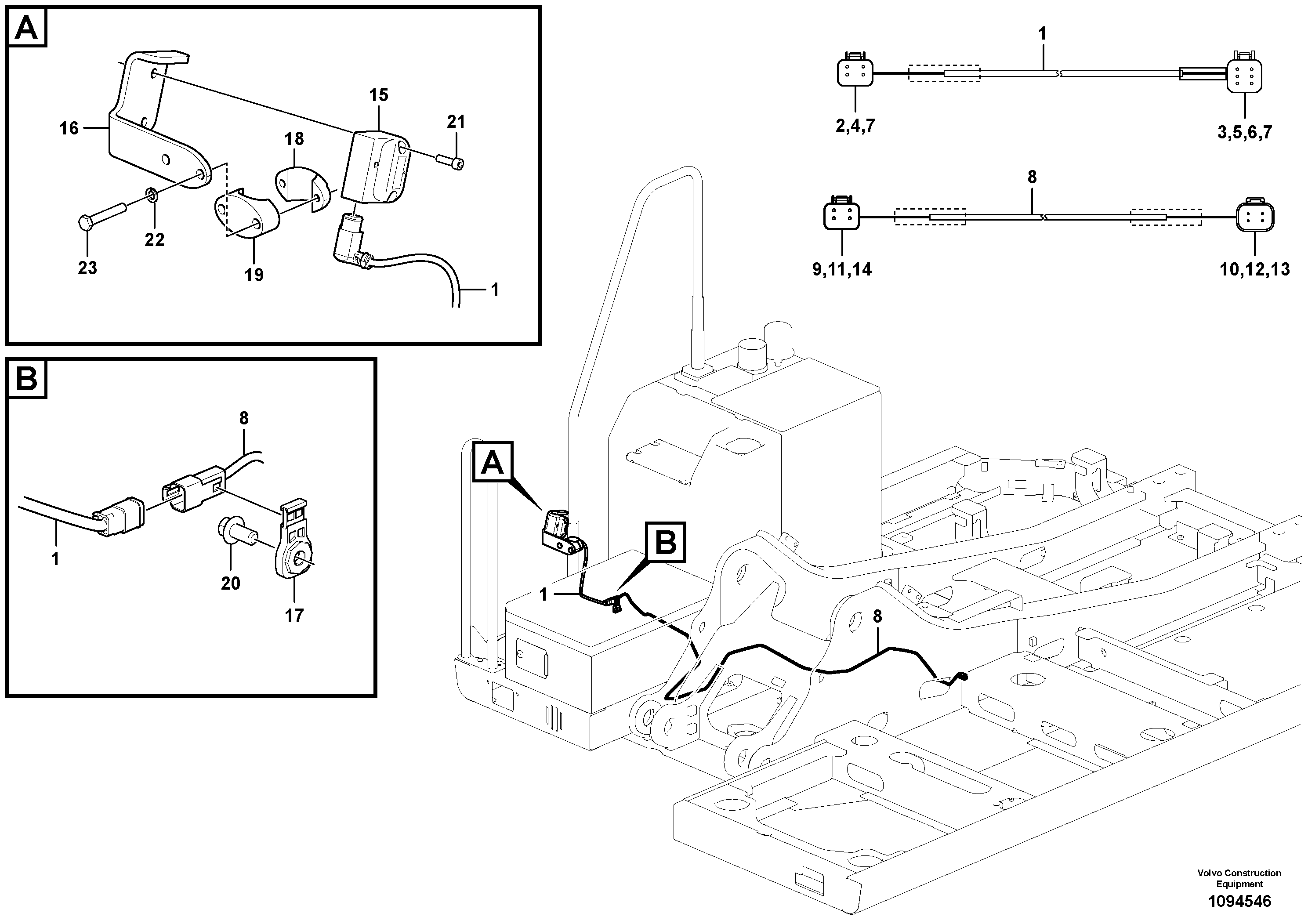 Support Leg RM/VOE14735336 VOLVO