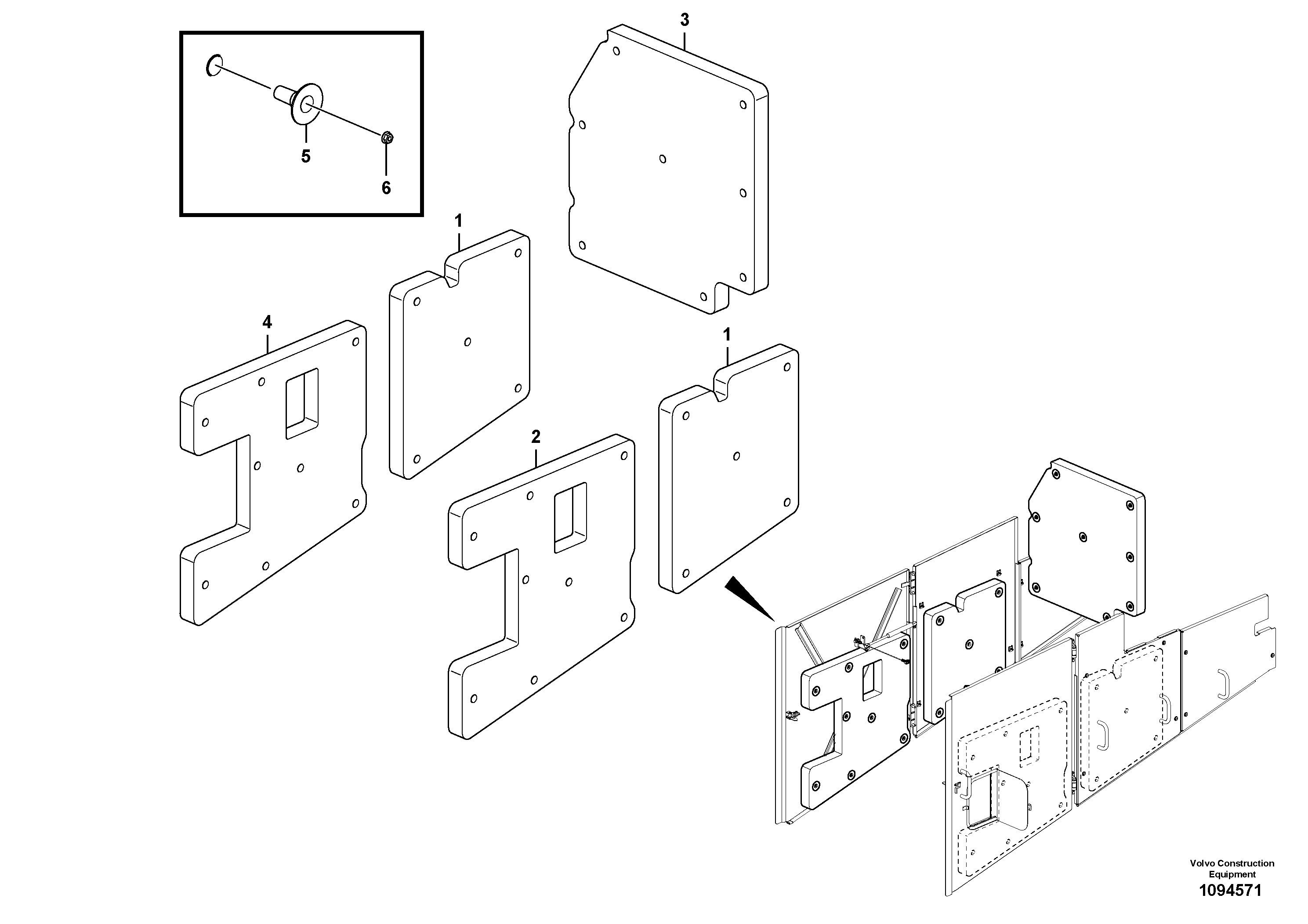 Tab Washer VOE16295075 VOLVO
