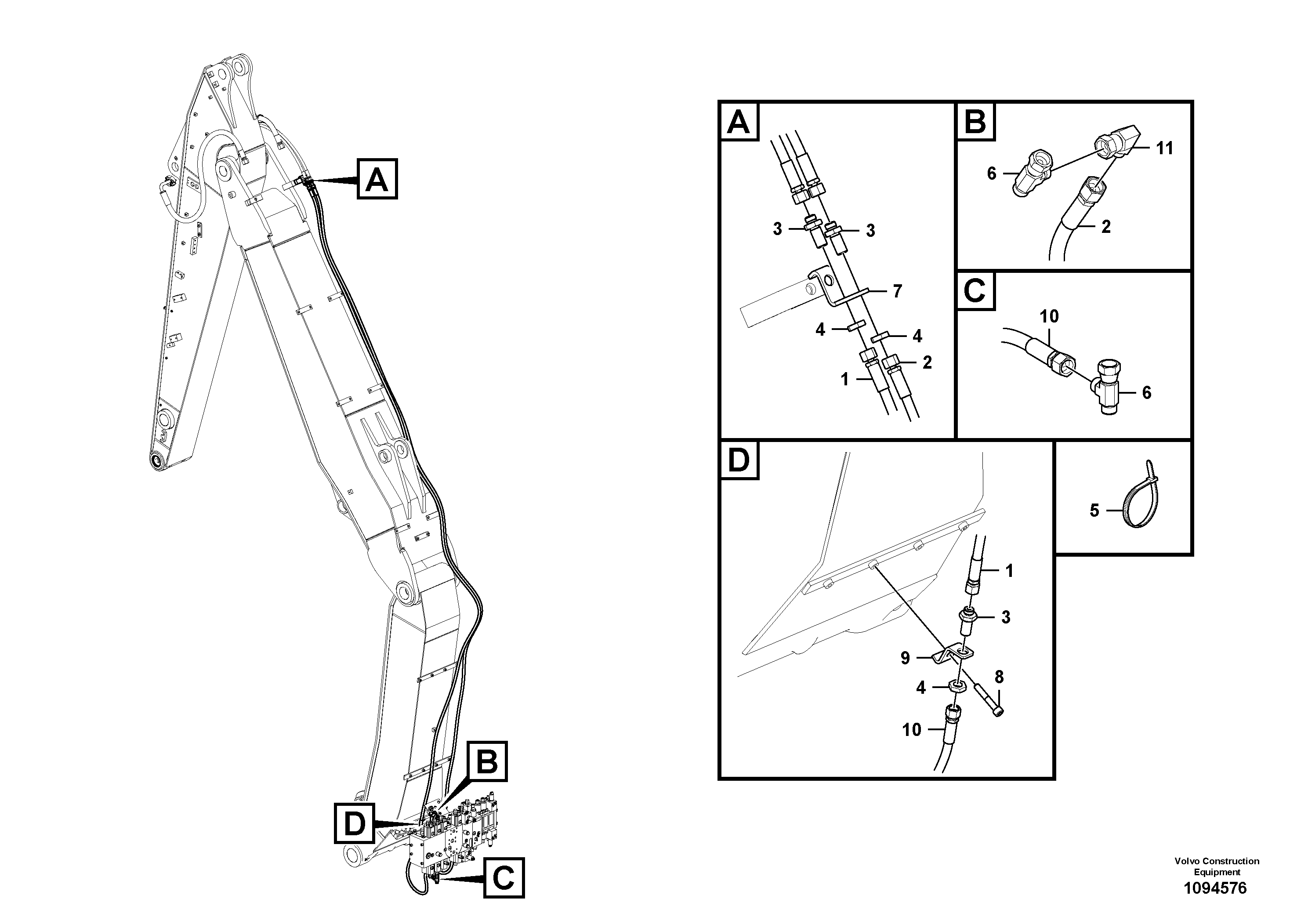Seat frame VOE14726811 VOLVO