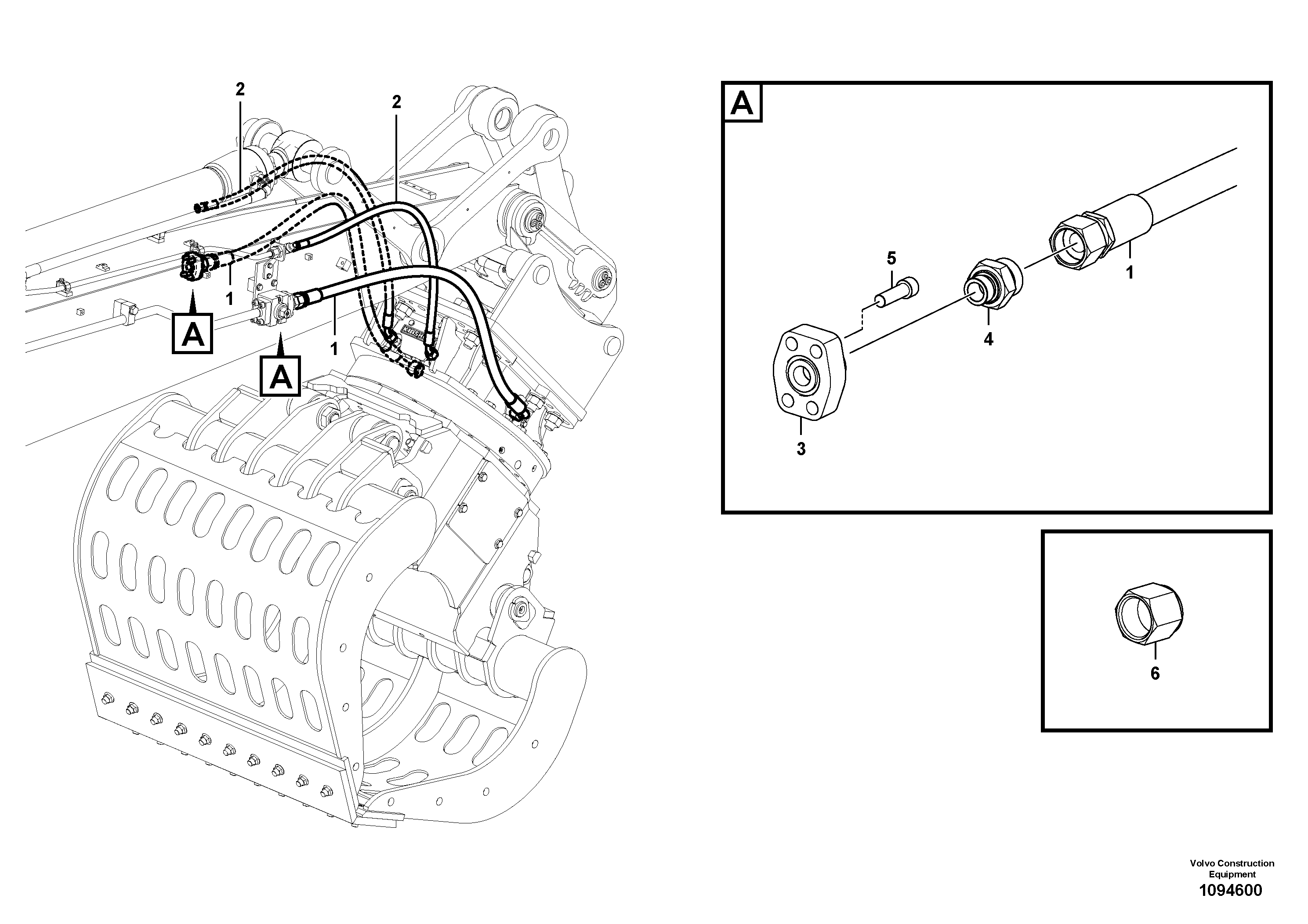 Timing gear casing VOE14726543 VOLVO