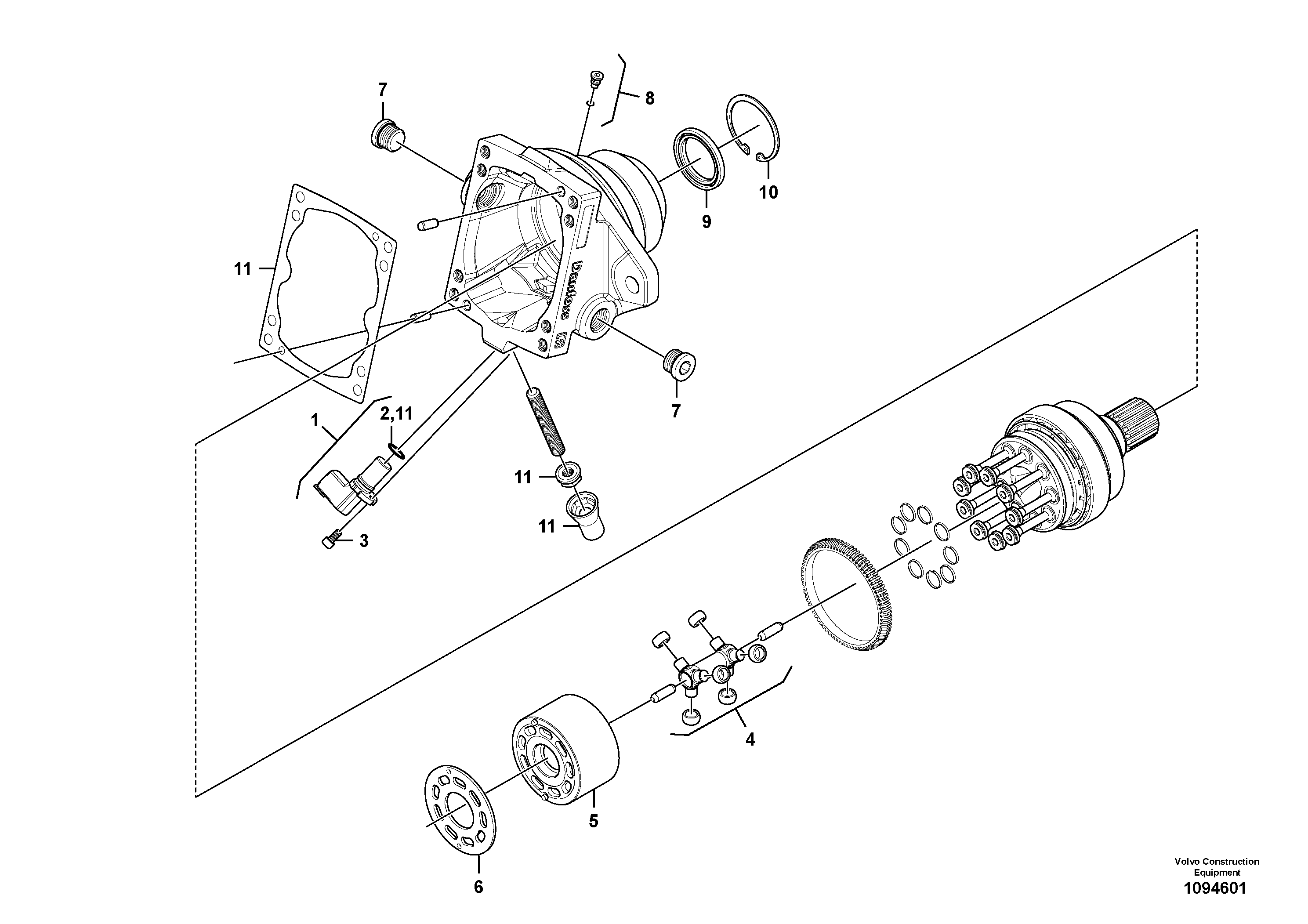 Opr Cylinder VOE12840492 VOLVO
