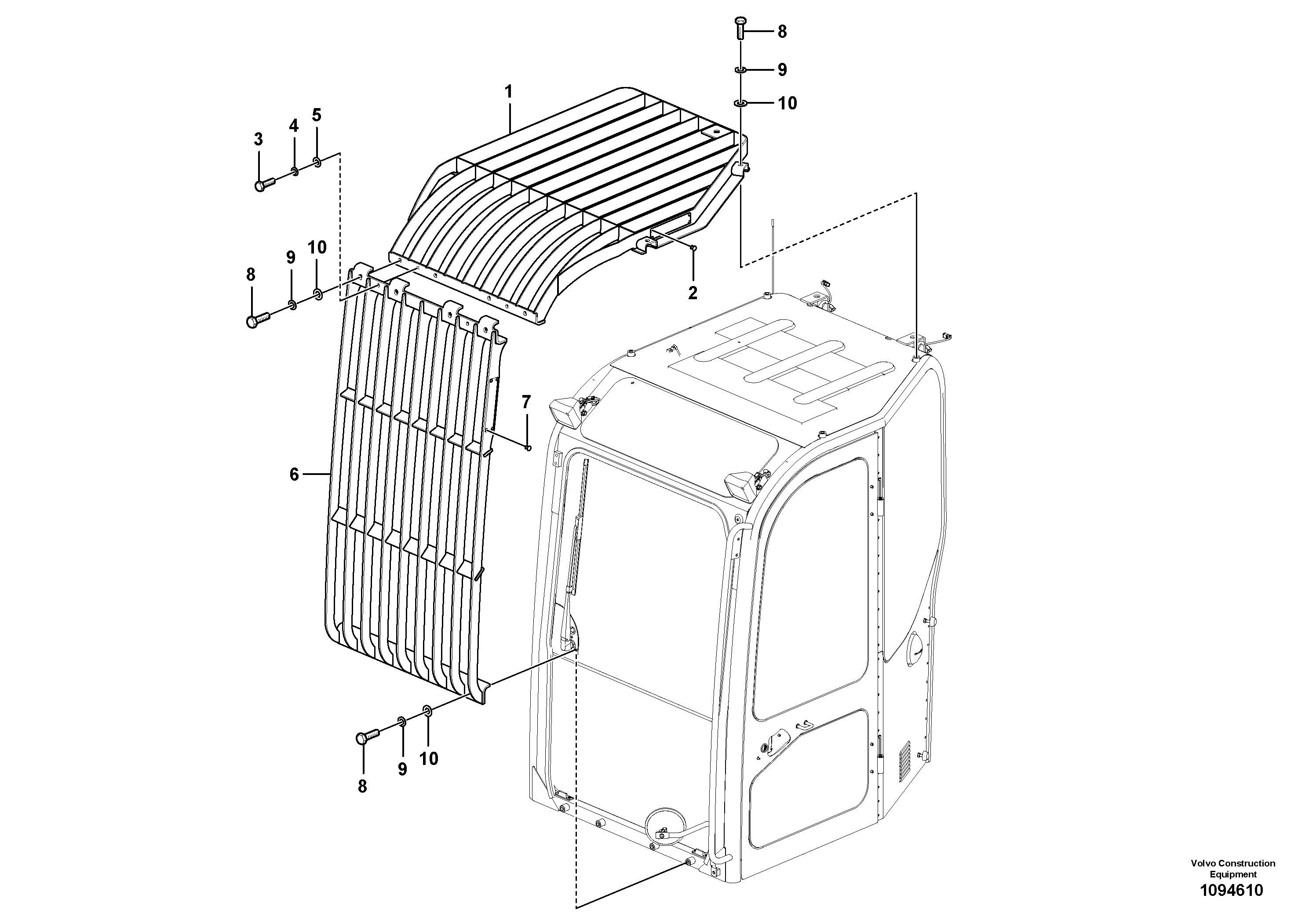Park Brk Cover VOE14702783 VOLVO