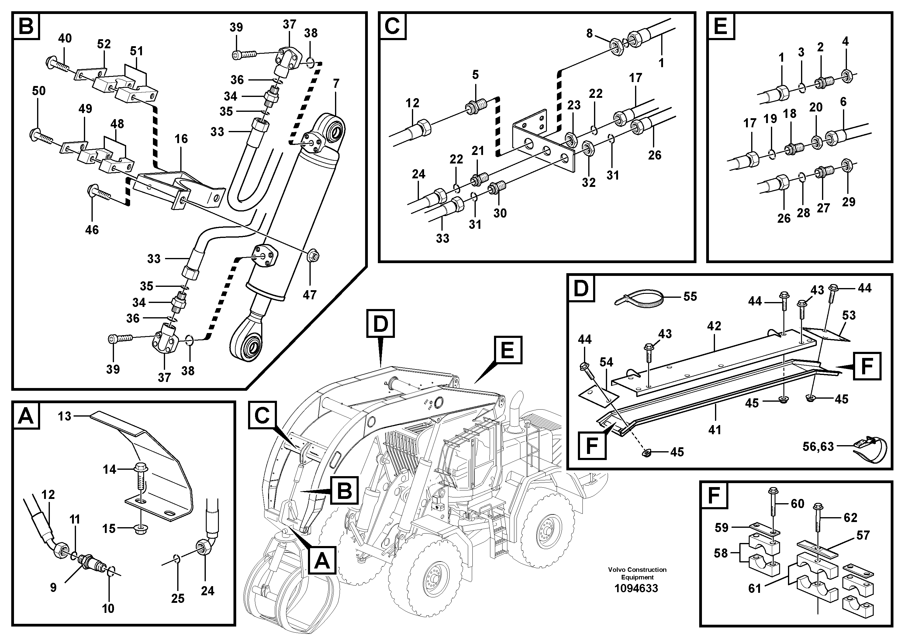 Timing gear casing VOE17492805 VOLVO