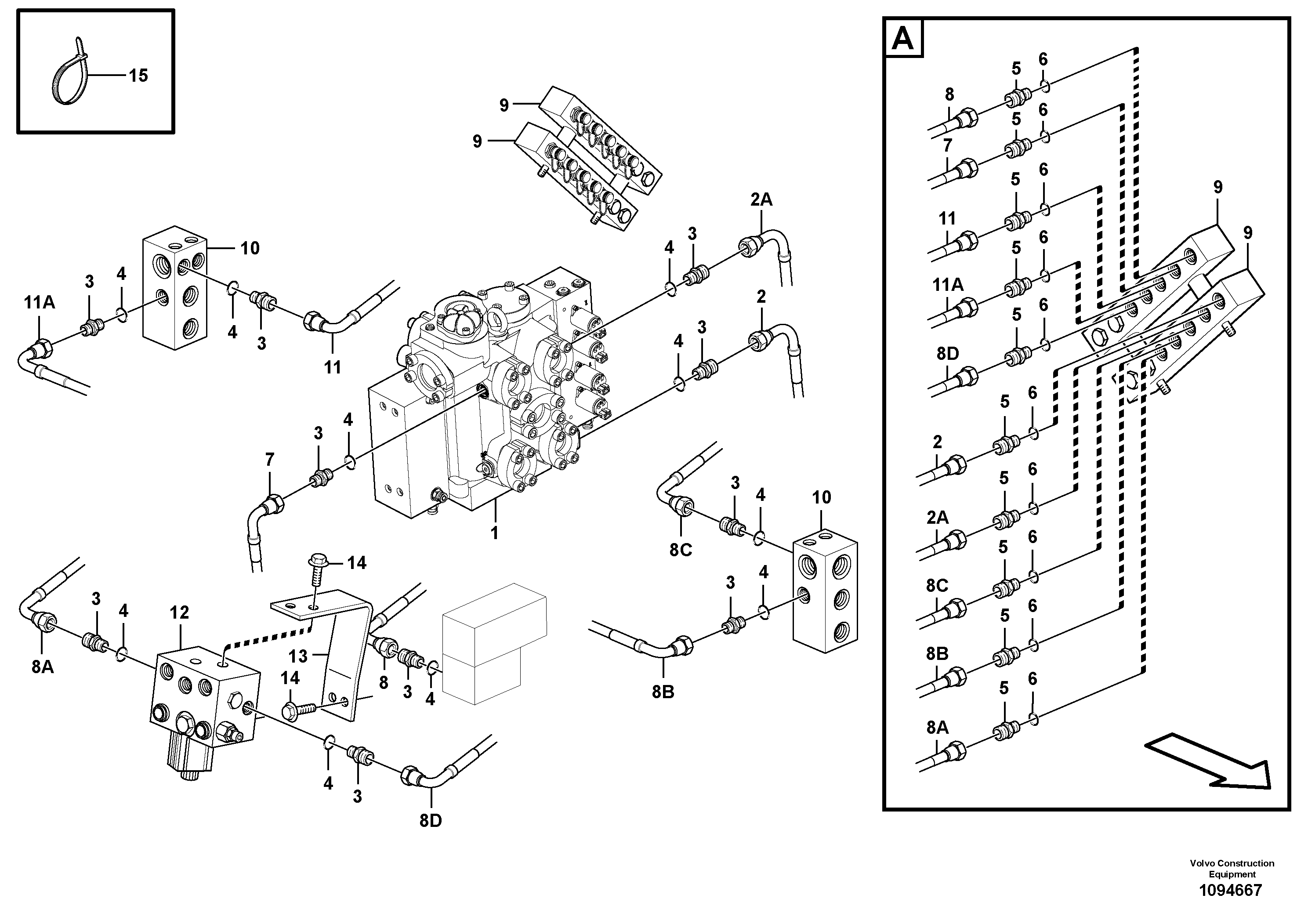 Timing gear casing VOE16847468 VOLVO