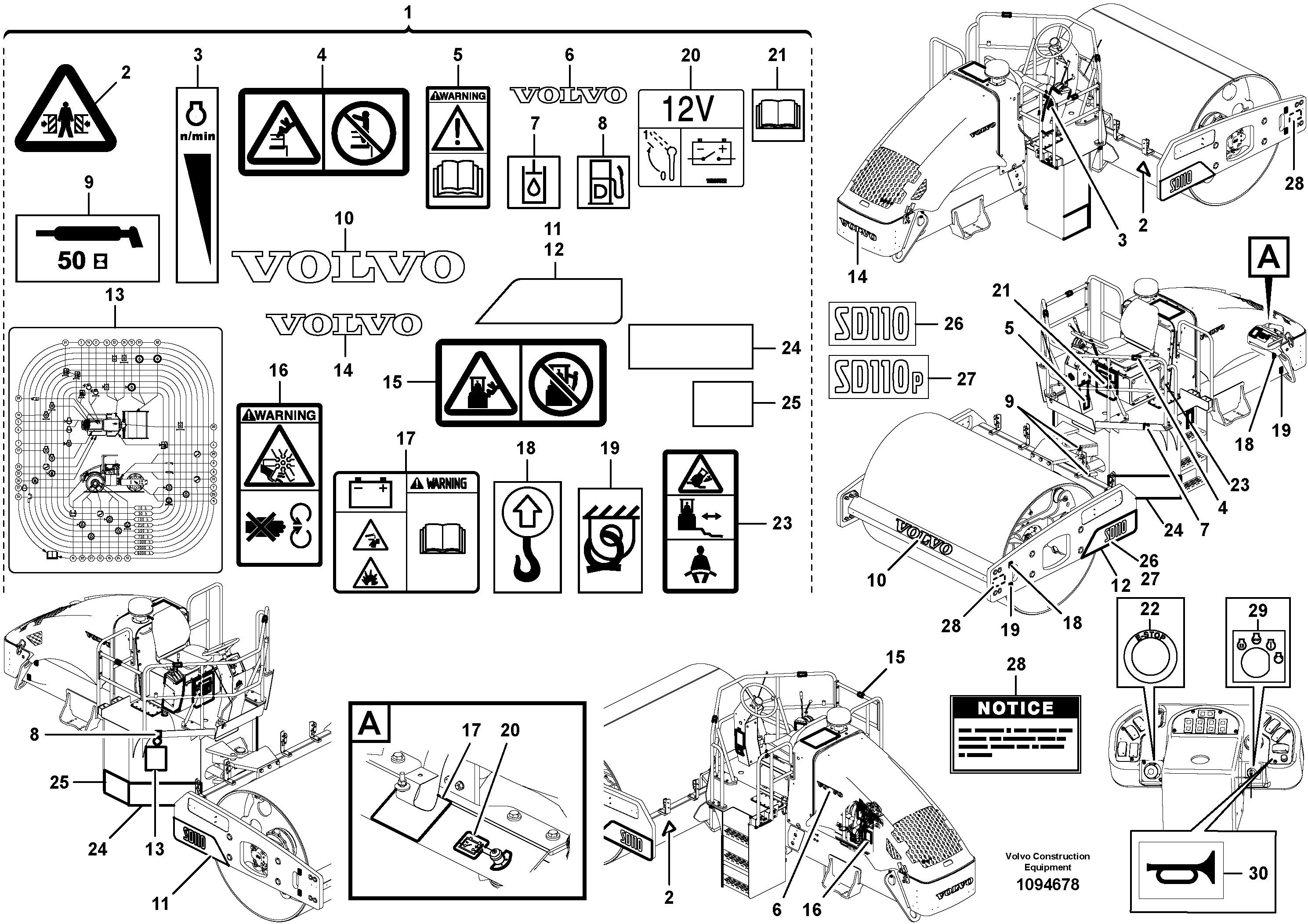 Cylinder Block VOE12806674 VOLVO